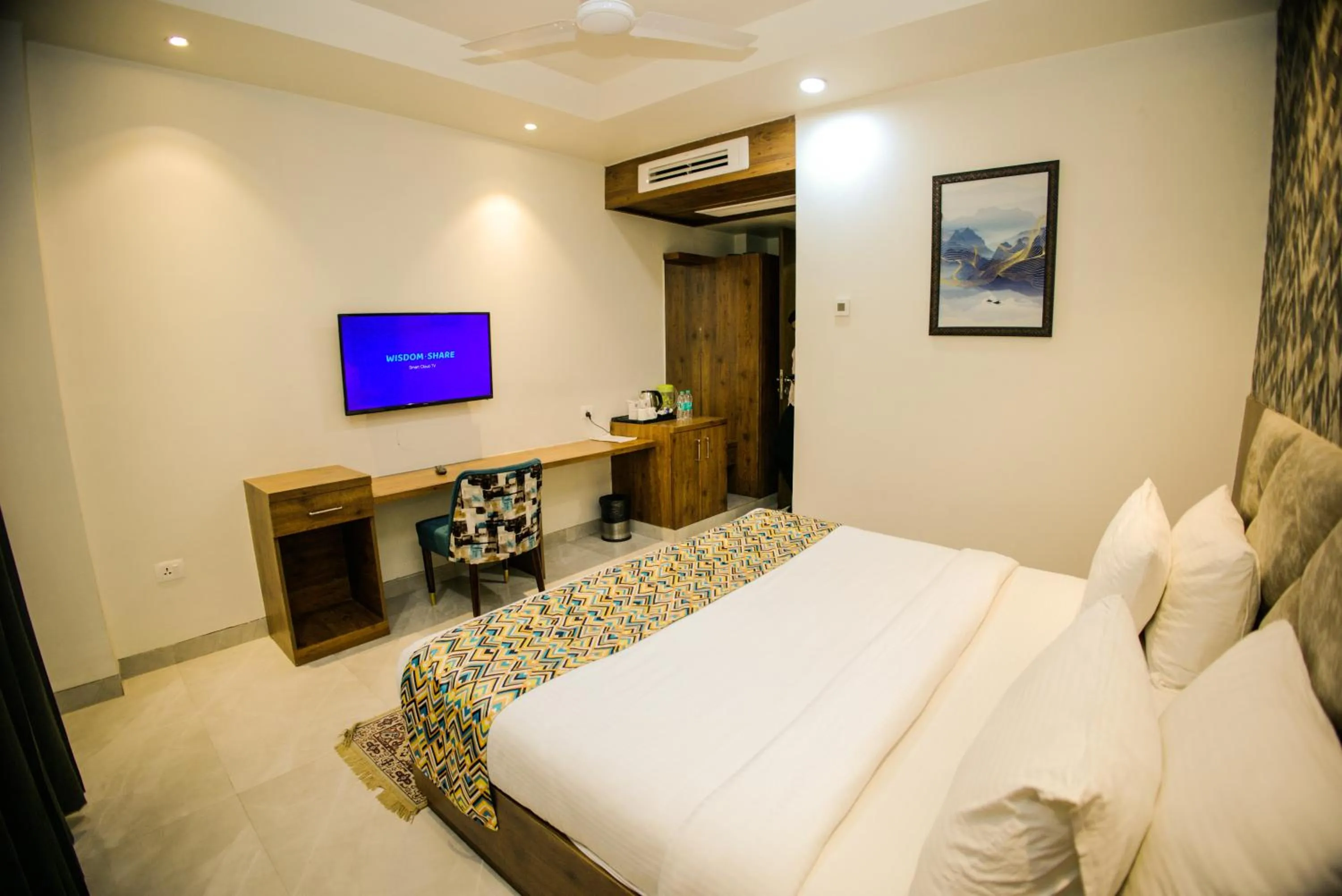 Bed in Hotel Marine House