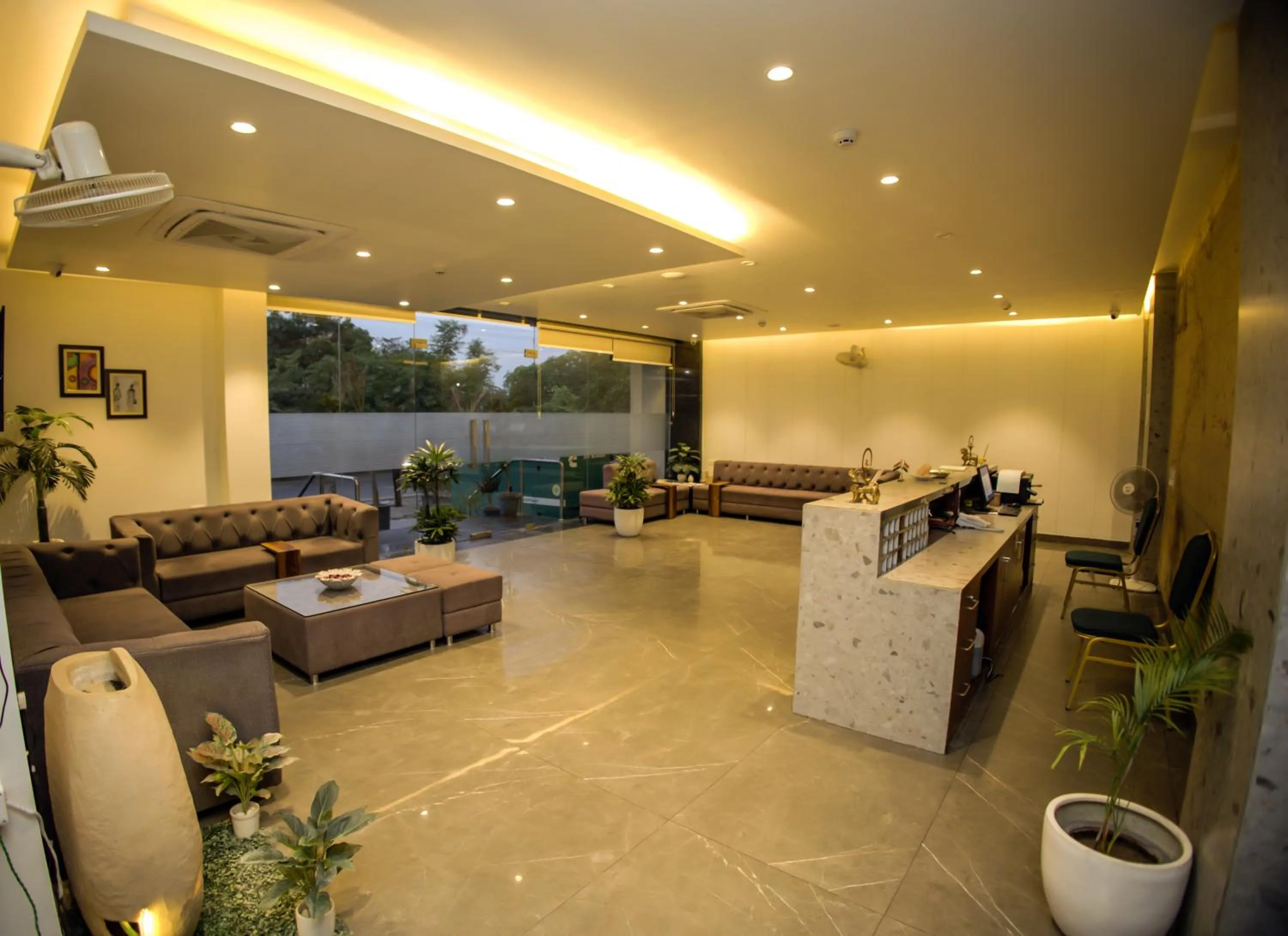 Lobby or reception in Hotel Marine House