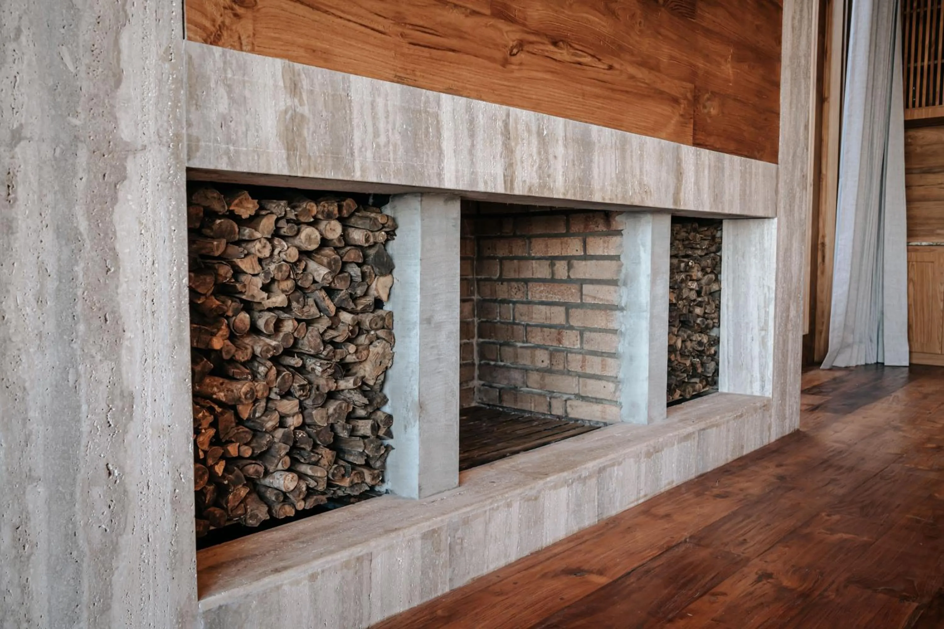 fireplace in Elevate Bali