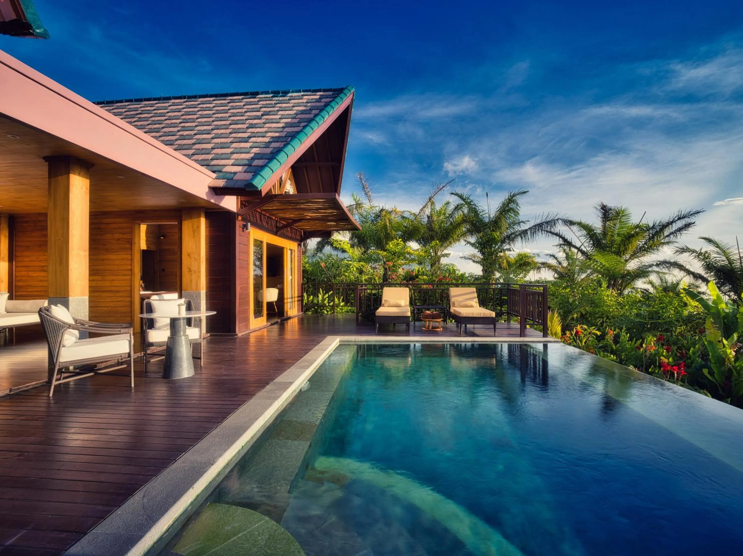 Pool view in Elevate Bali