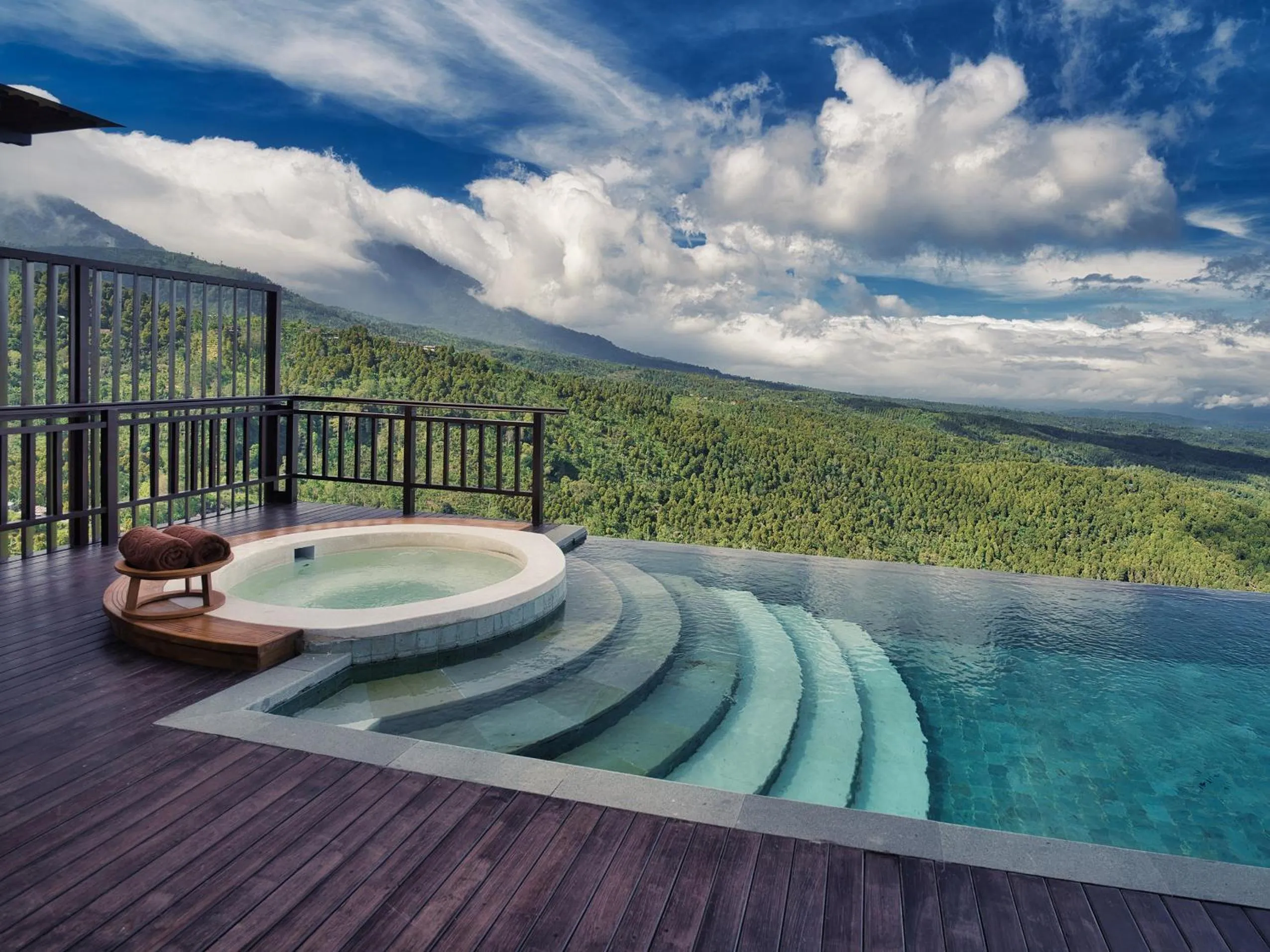 Pool view in Elevate Bali