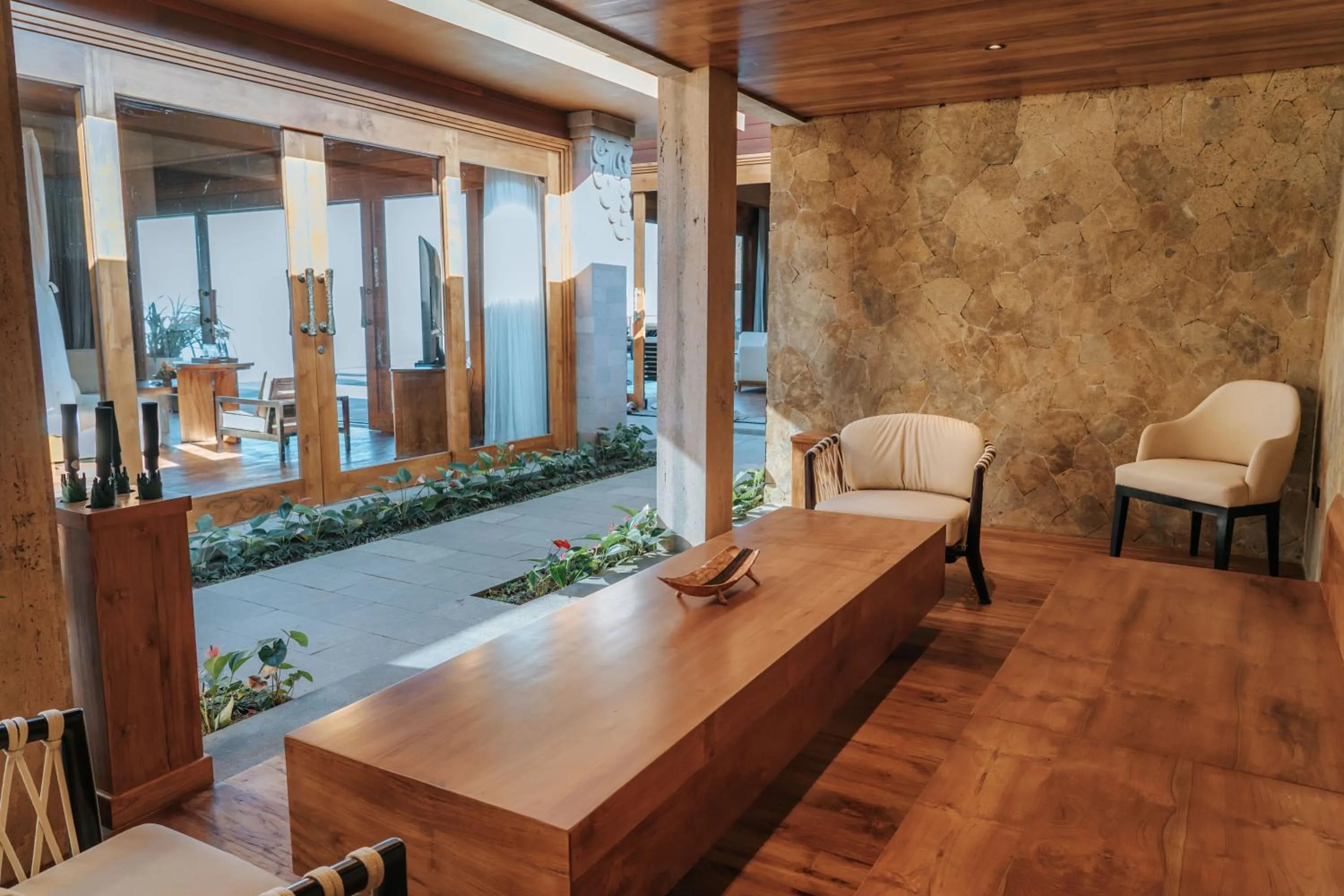 Seating area in Elevate Bali