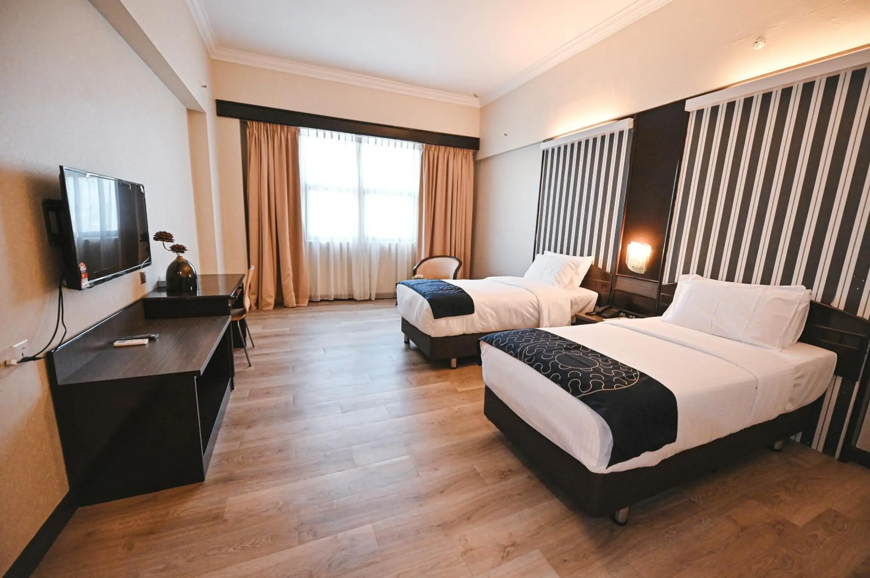 Superior Twin Room in PRIME CITY HOTEL KLUANG Superior Twin Room in PRIME CITY HOTEL KLUANG