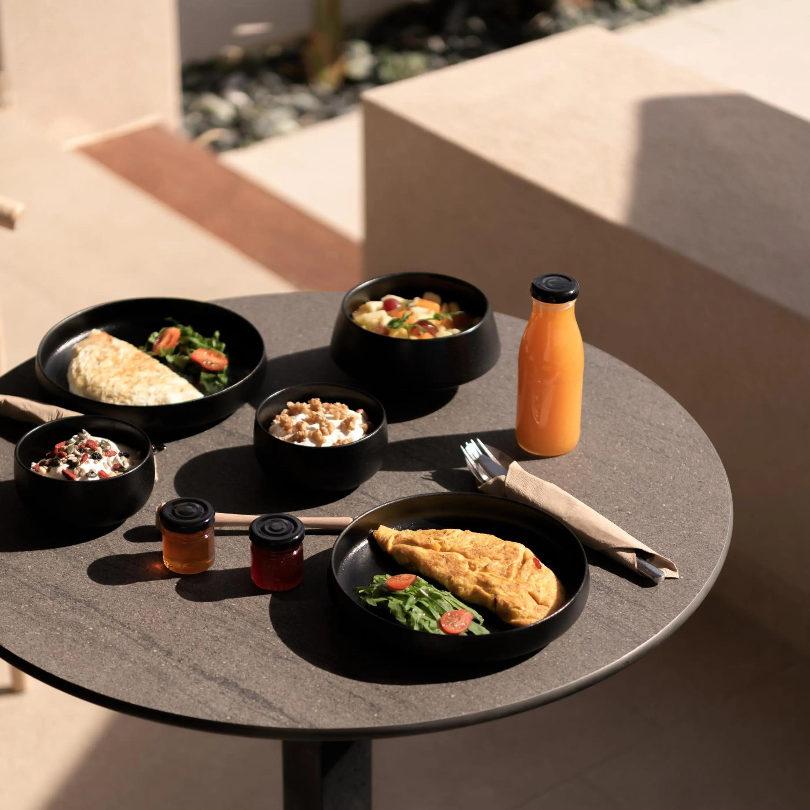 Breakfast in KYMANI Boutique Hotel & Suites