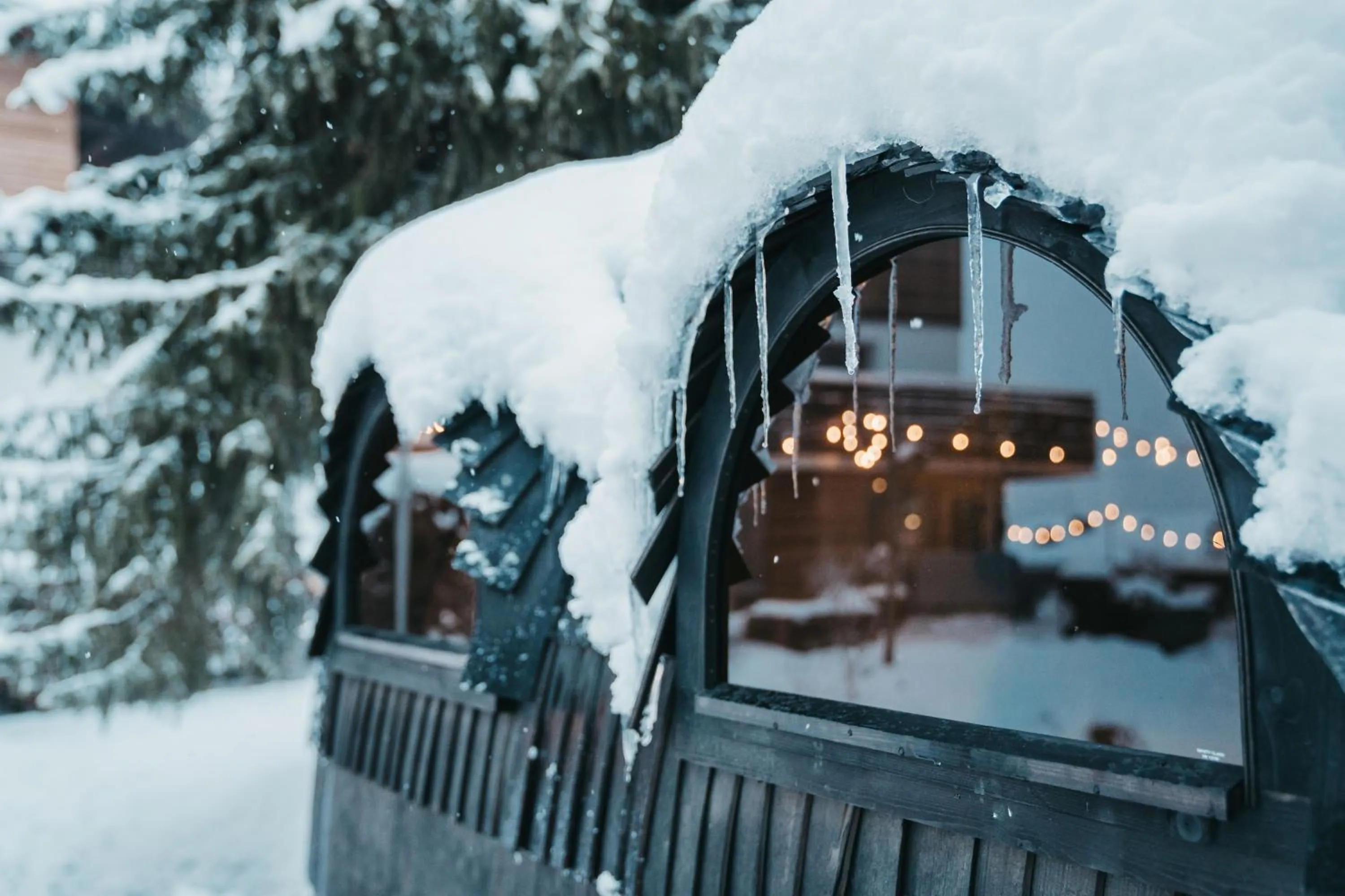 Sauna in Flem Mountain Lodge