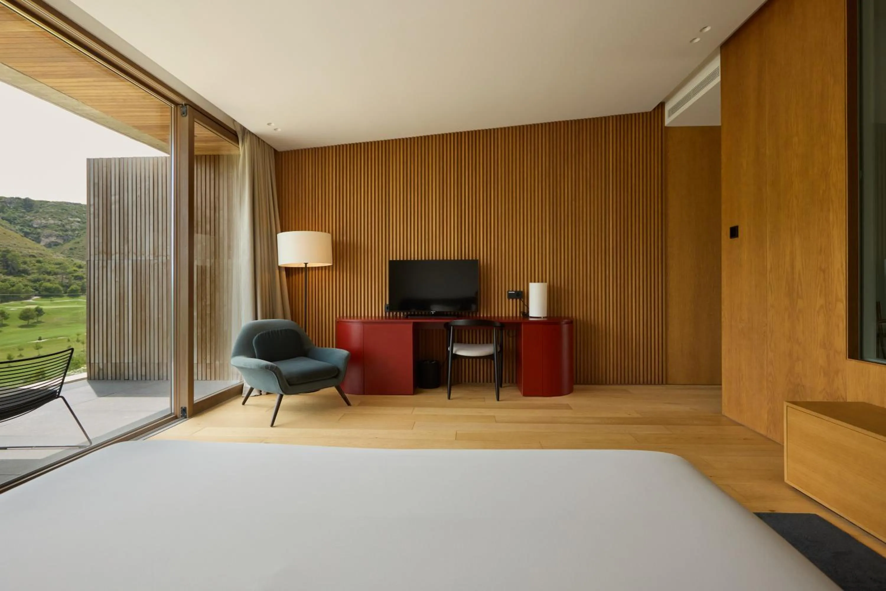 Balcony/Terrace, Bed in La Galiana Golf Resort - Adults Only