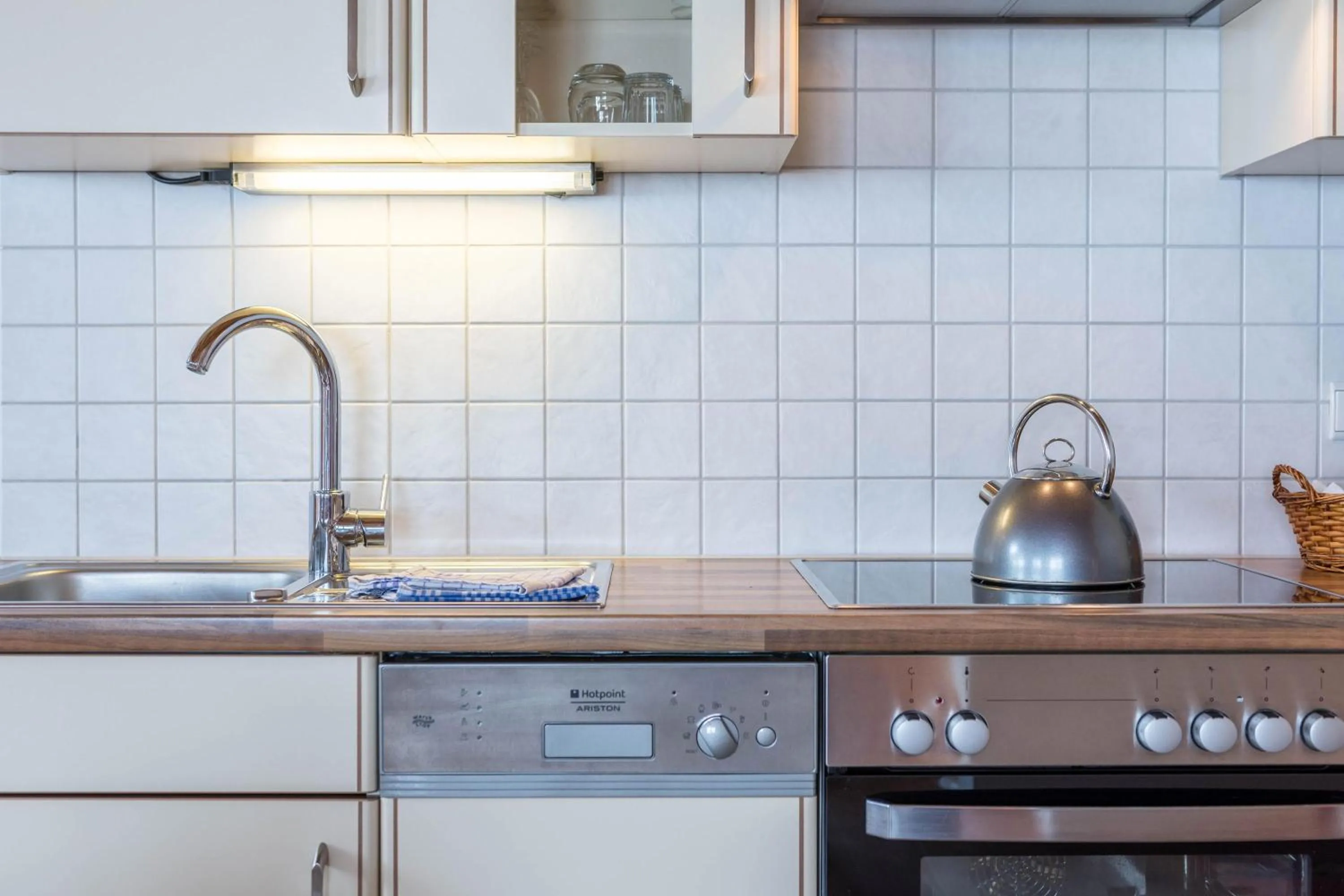 Kitchen or kitchenette in Ferienparadies Sabina Birke