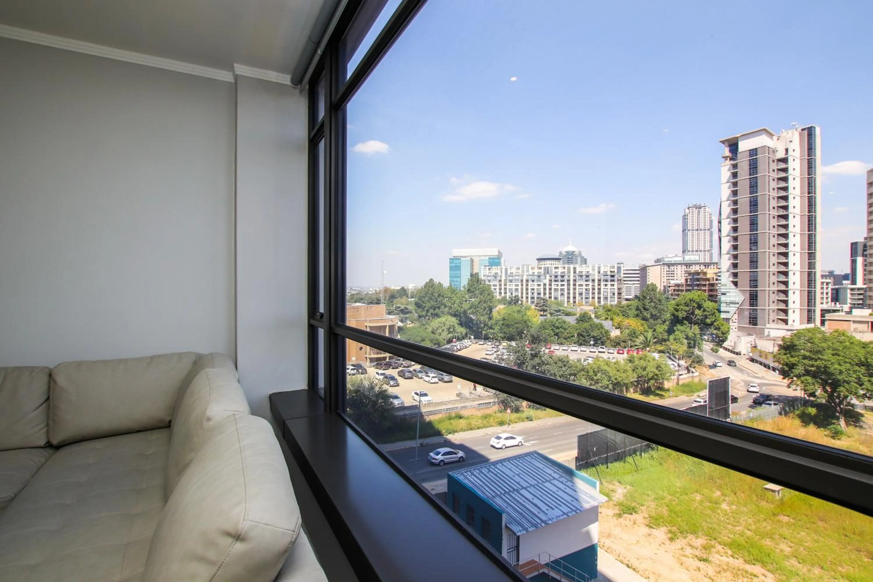 Balcony/Terrace in Sandton Smart Apartment Ten