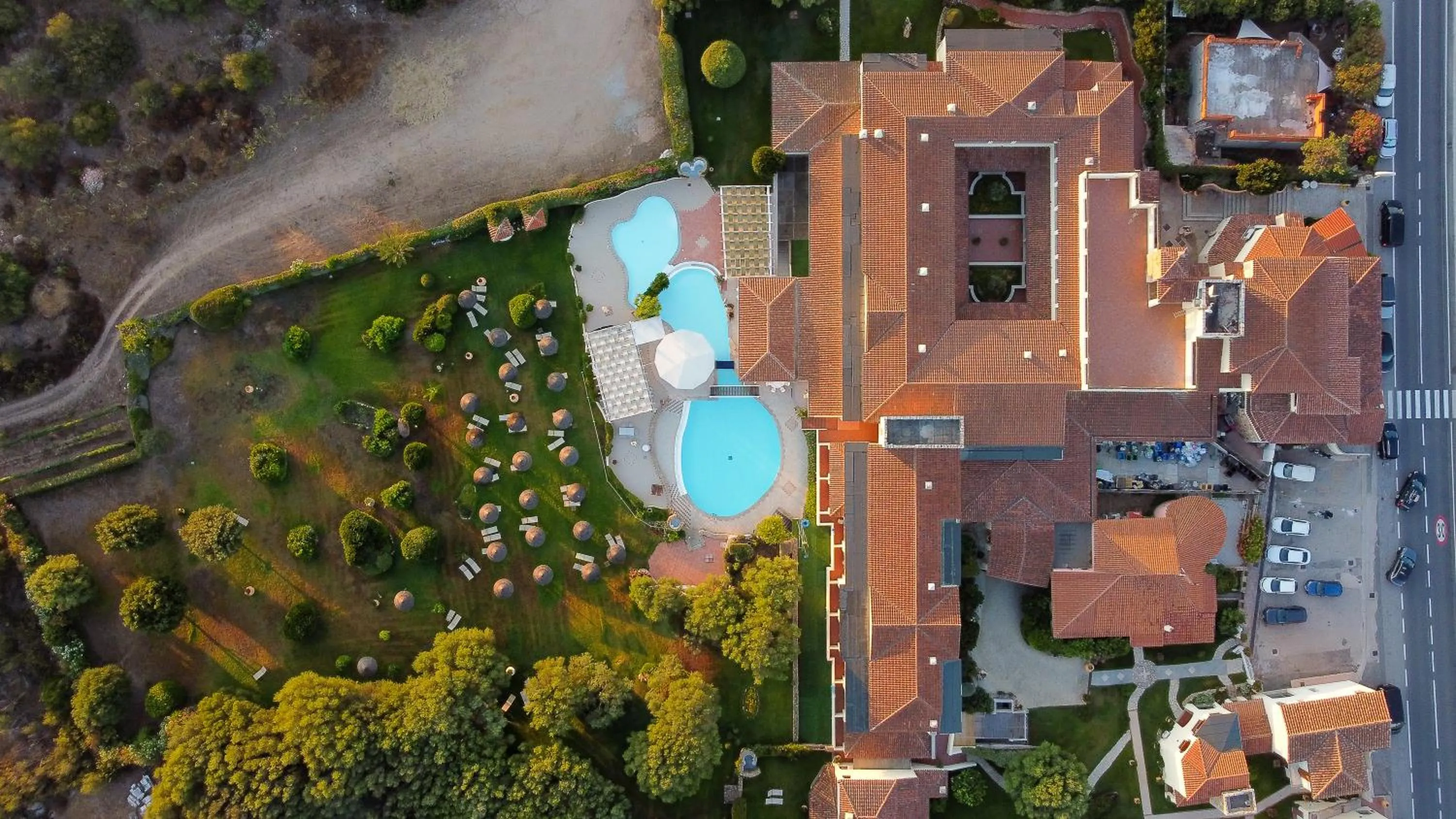 Bird's eye view in Hotel Sa Pedra