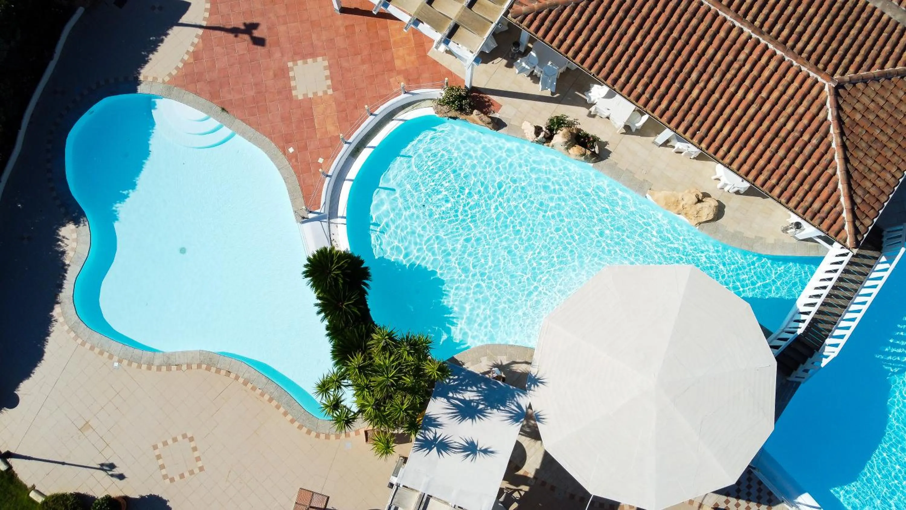 Bird's eye view in Hotel Sa Pedra