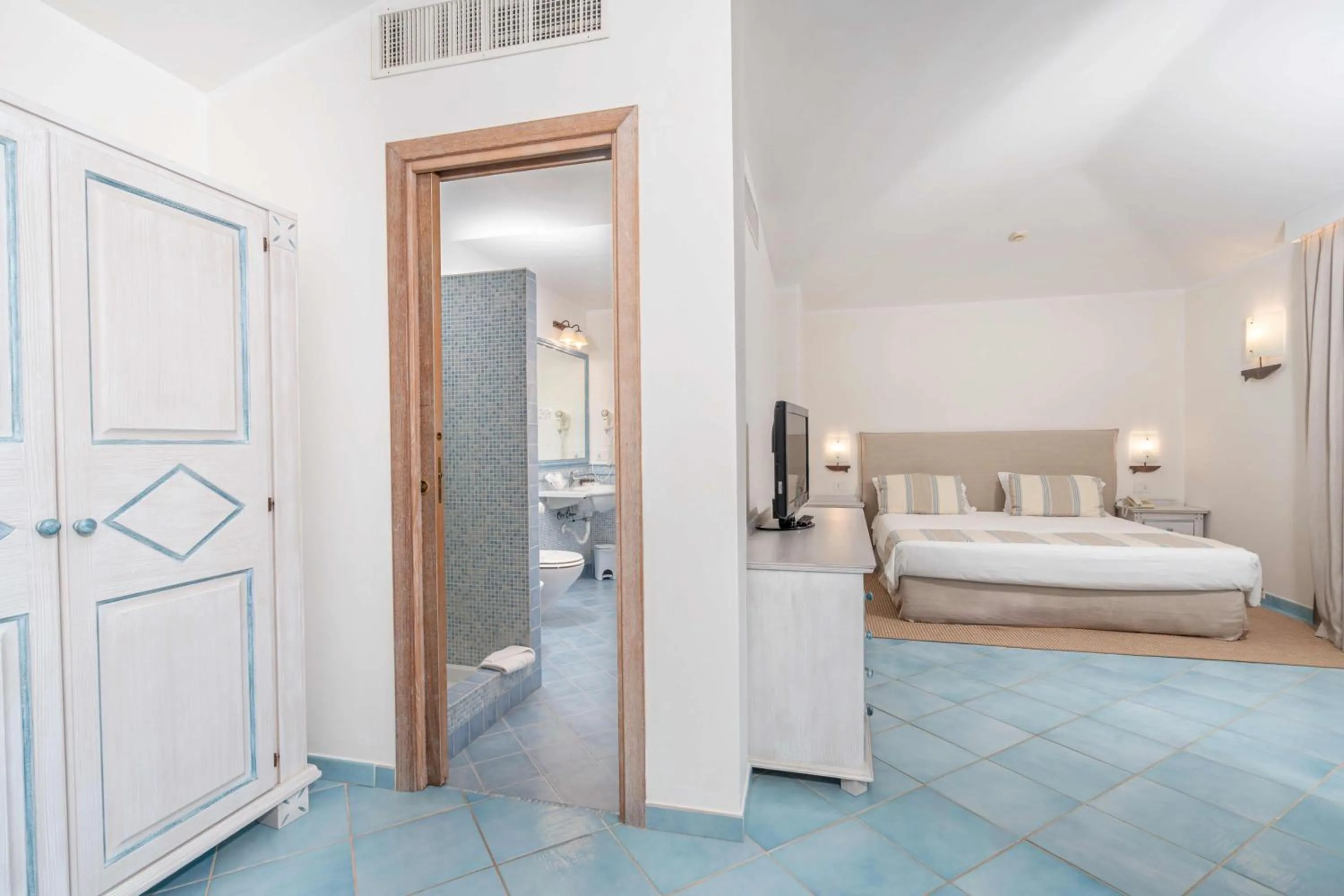 Bed in Hotel Sa Pedra