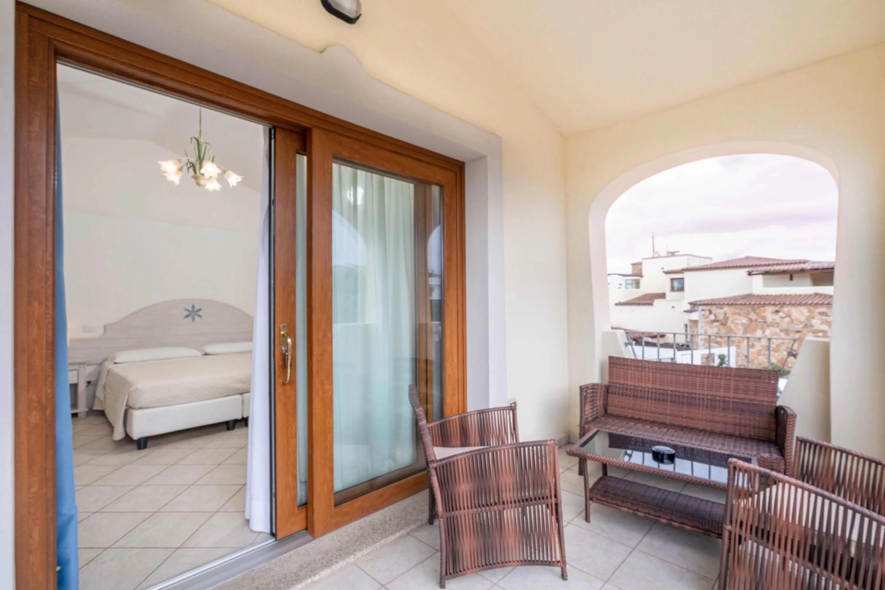 Bed in Hotel Sa Pedra