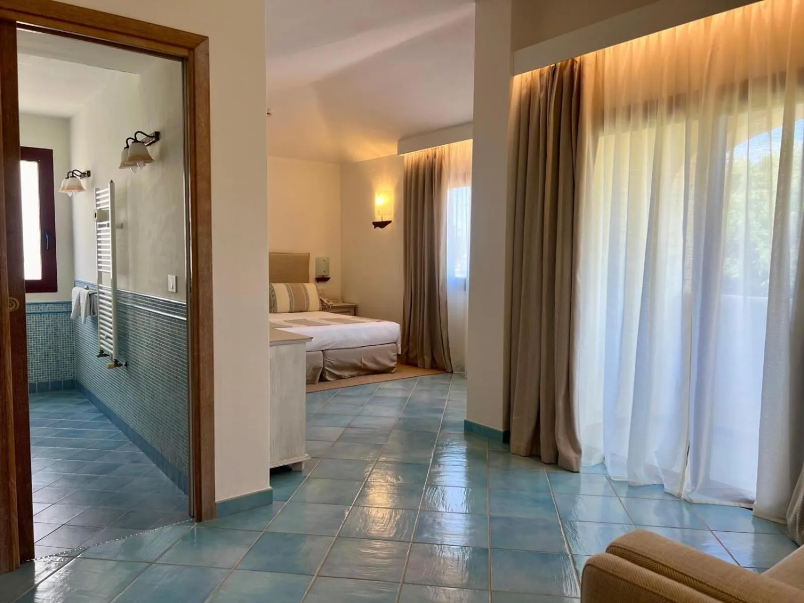 Bed in Hotel Sa Pedra