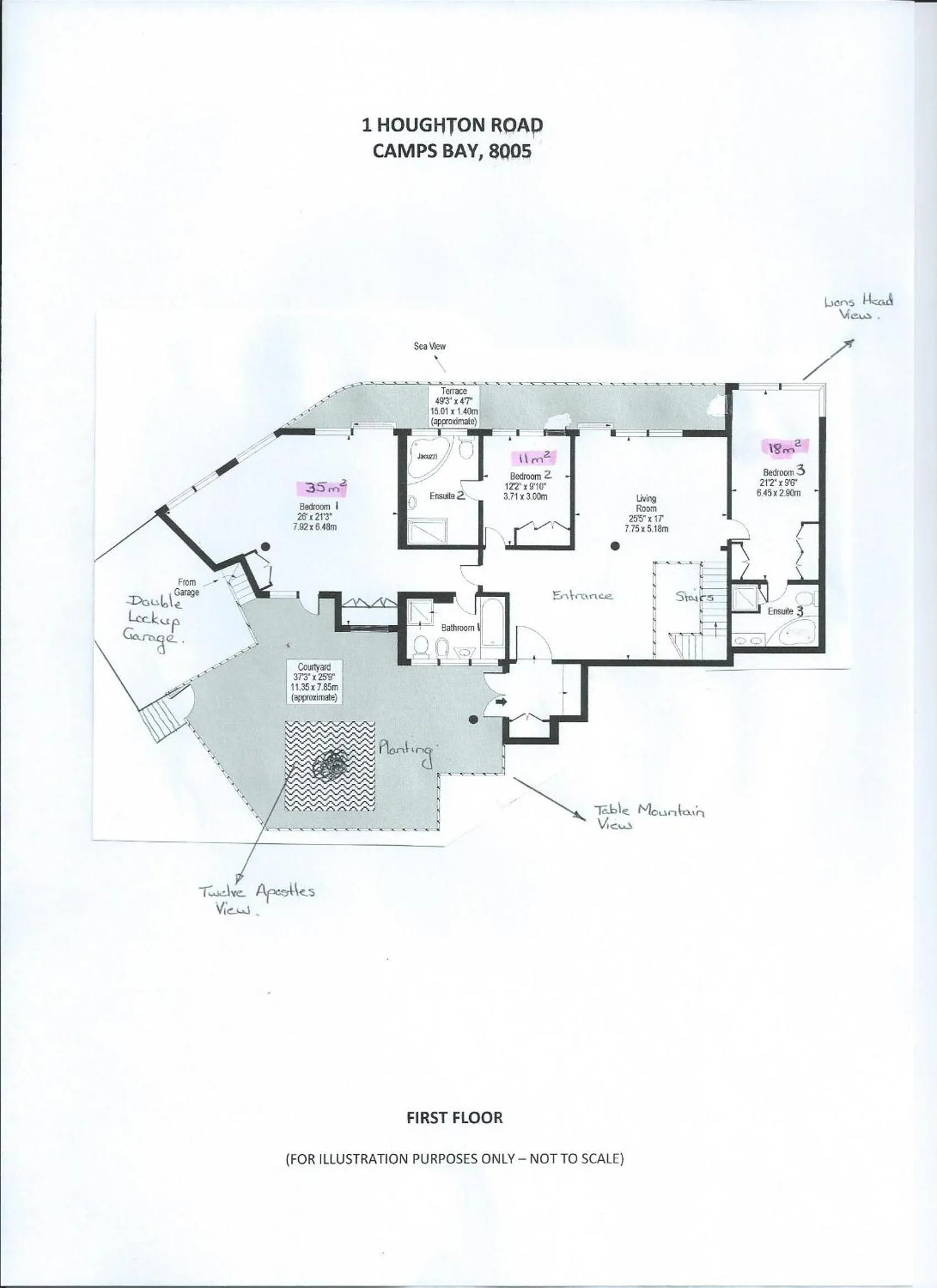 Floor plan in One On Houghton
