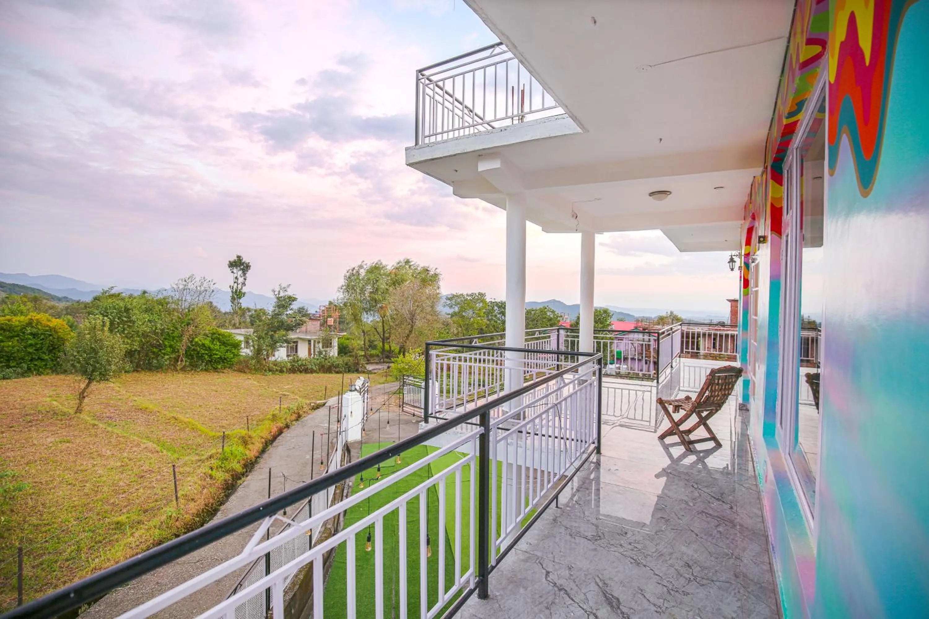 Patio in The Bunksters Bir
