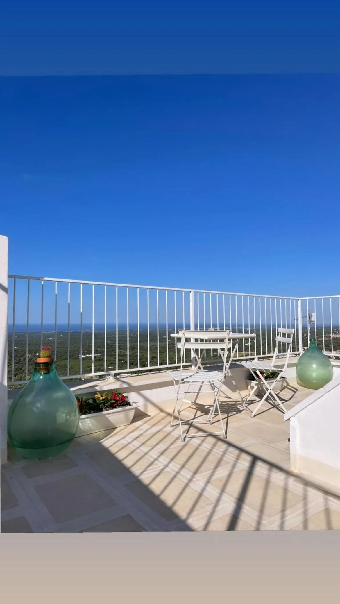 Balcony/Terrace in BELLE HOME OSTUNI vasca vista mare