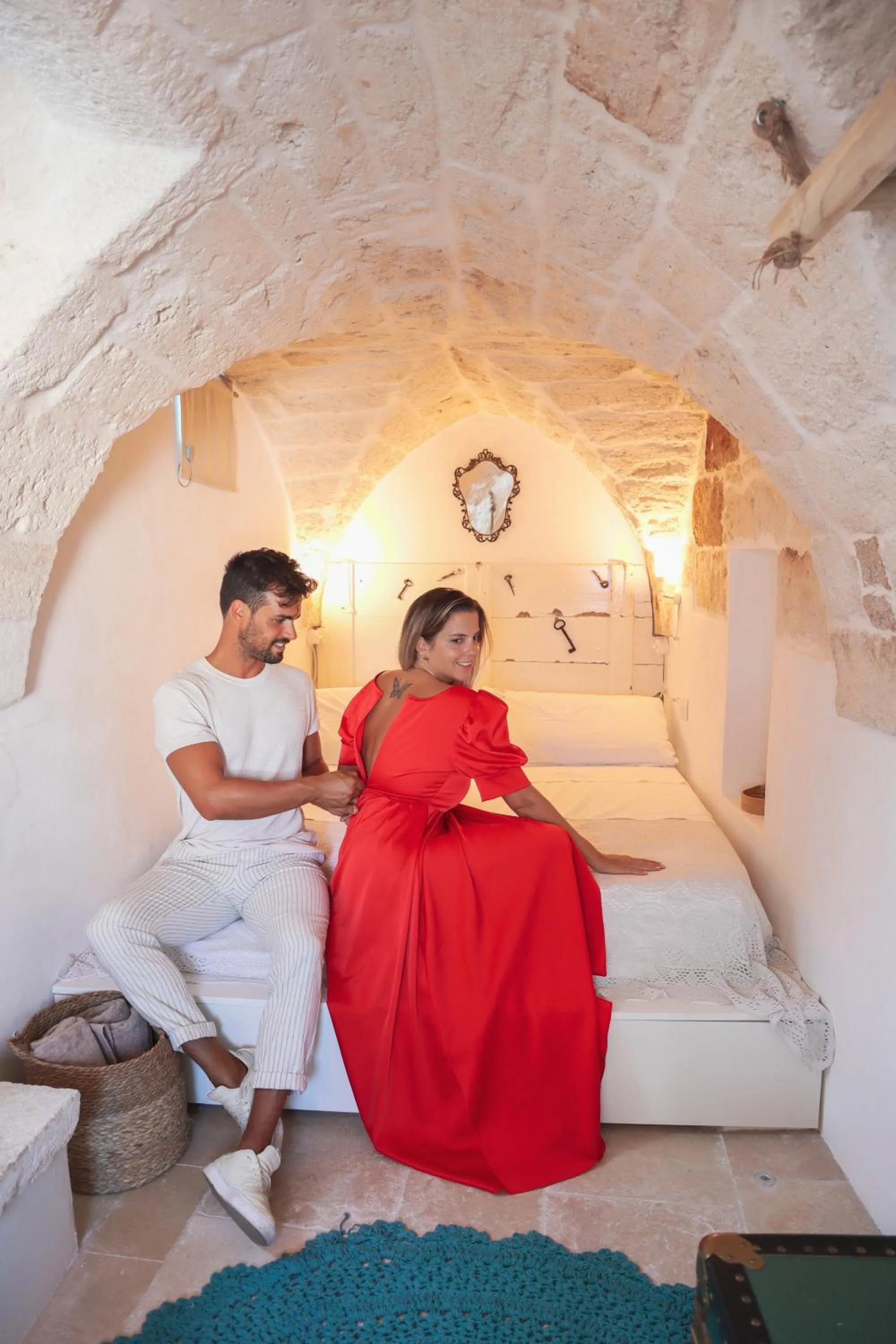 Bed in BELLE HOME OSTUNI vasca vista mare