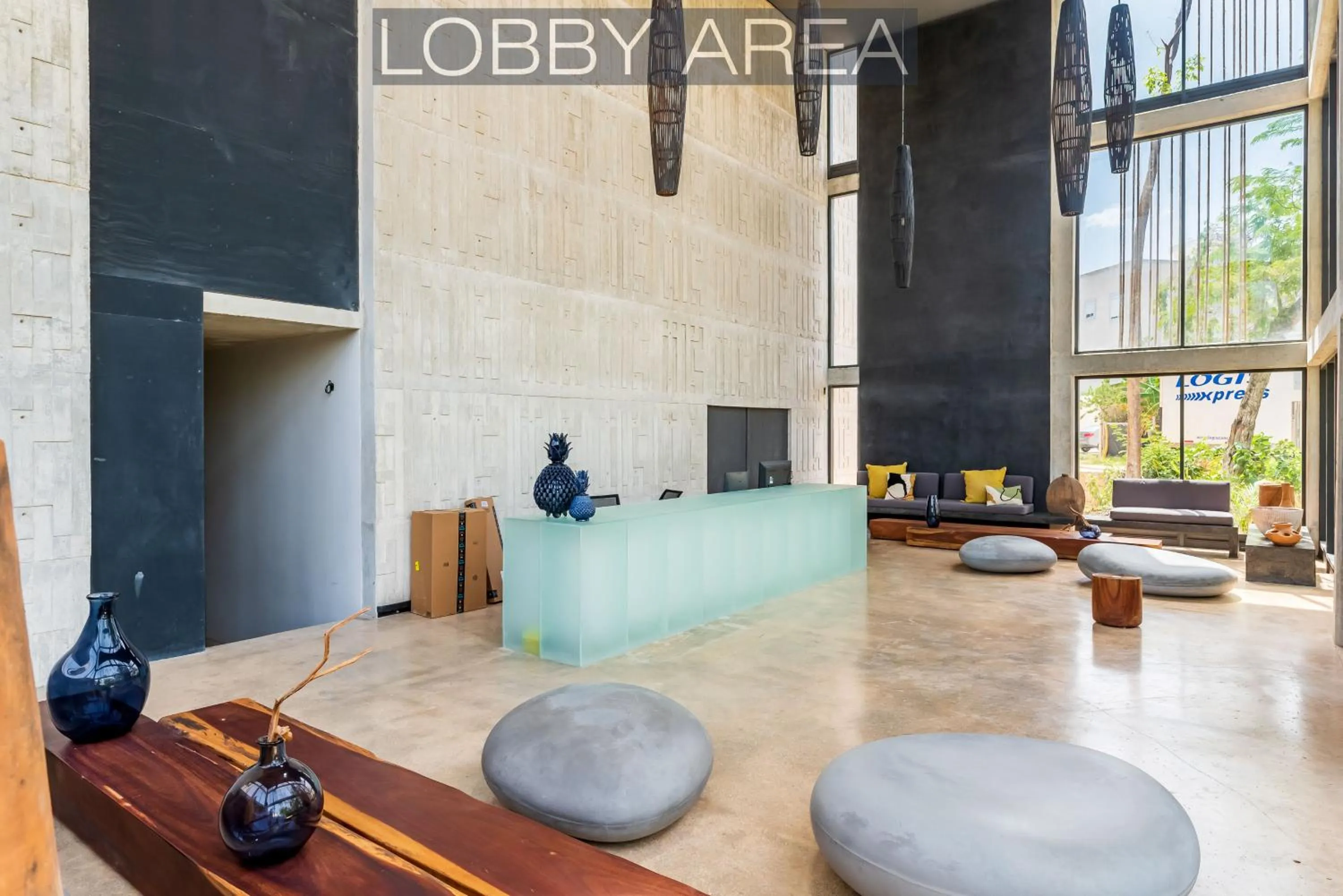 Lobby or reception in IIK Tulum Luxury Condo by Spot Rentals