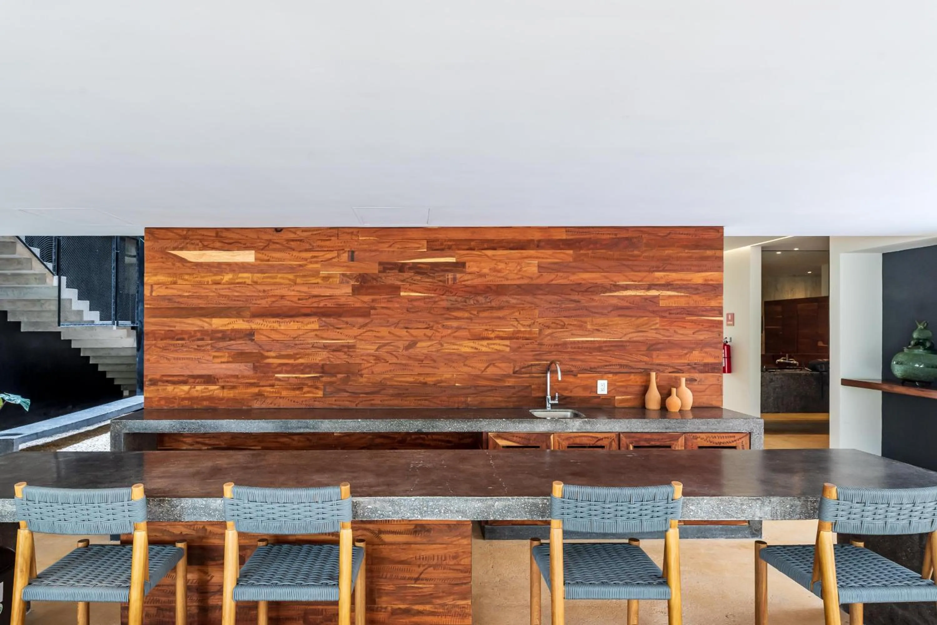 Seating area in IIK Tulum Luxury Condo by Spot Rentals