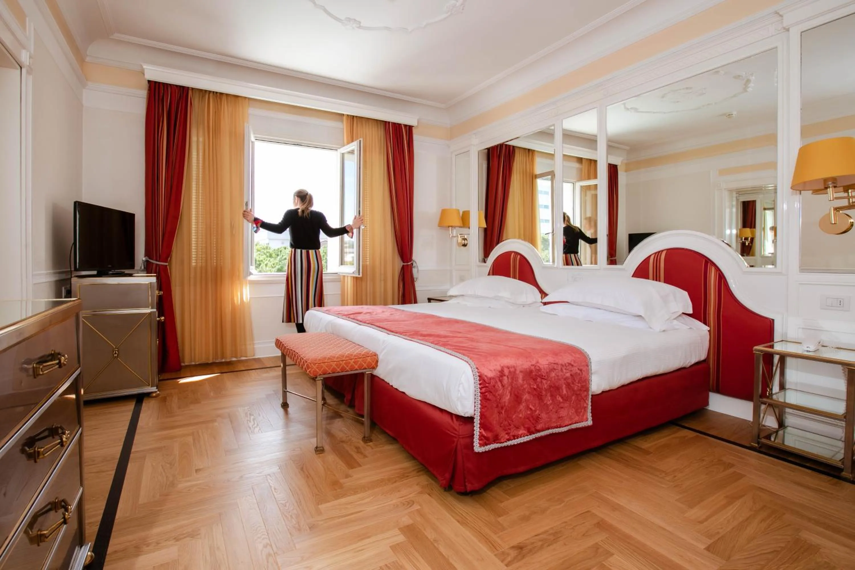 Bed in Grand Hotel Des Bains