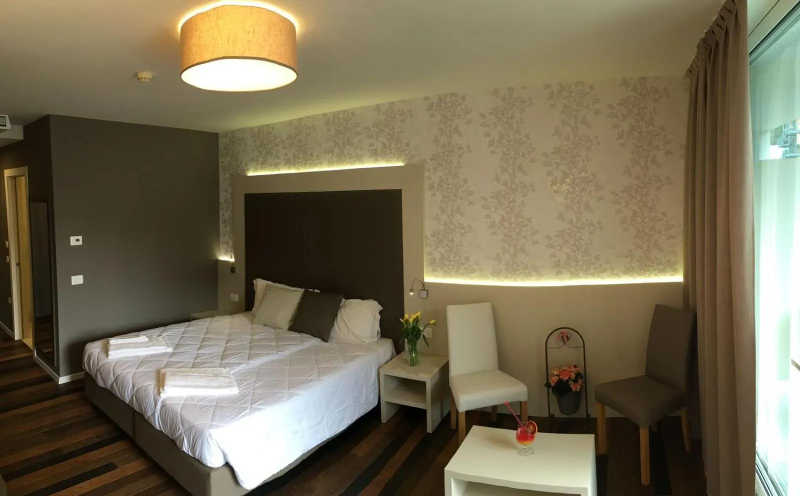 Bed in Hotel Gardesana