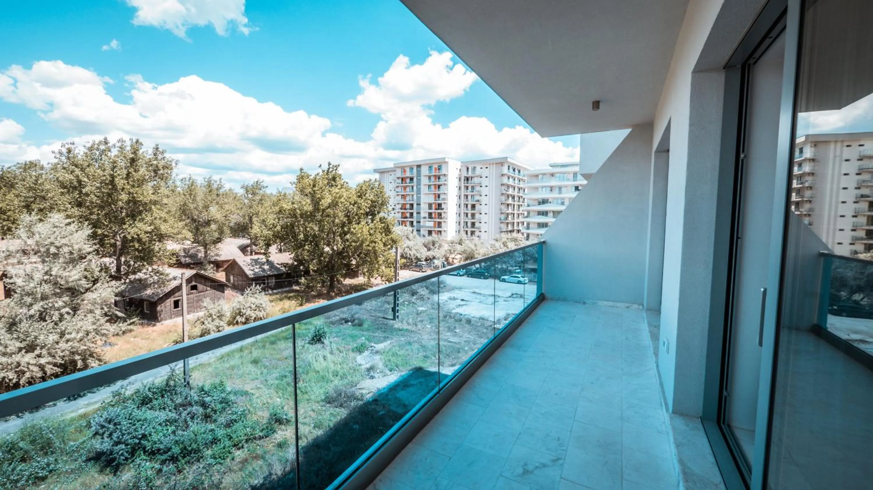 Balcony/Terrace in WAVE 4 Apartments Mamaia Nord