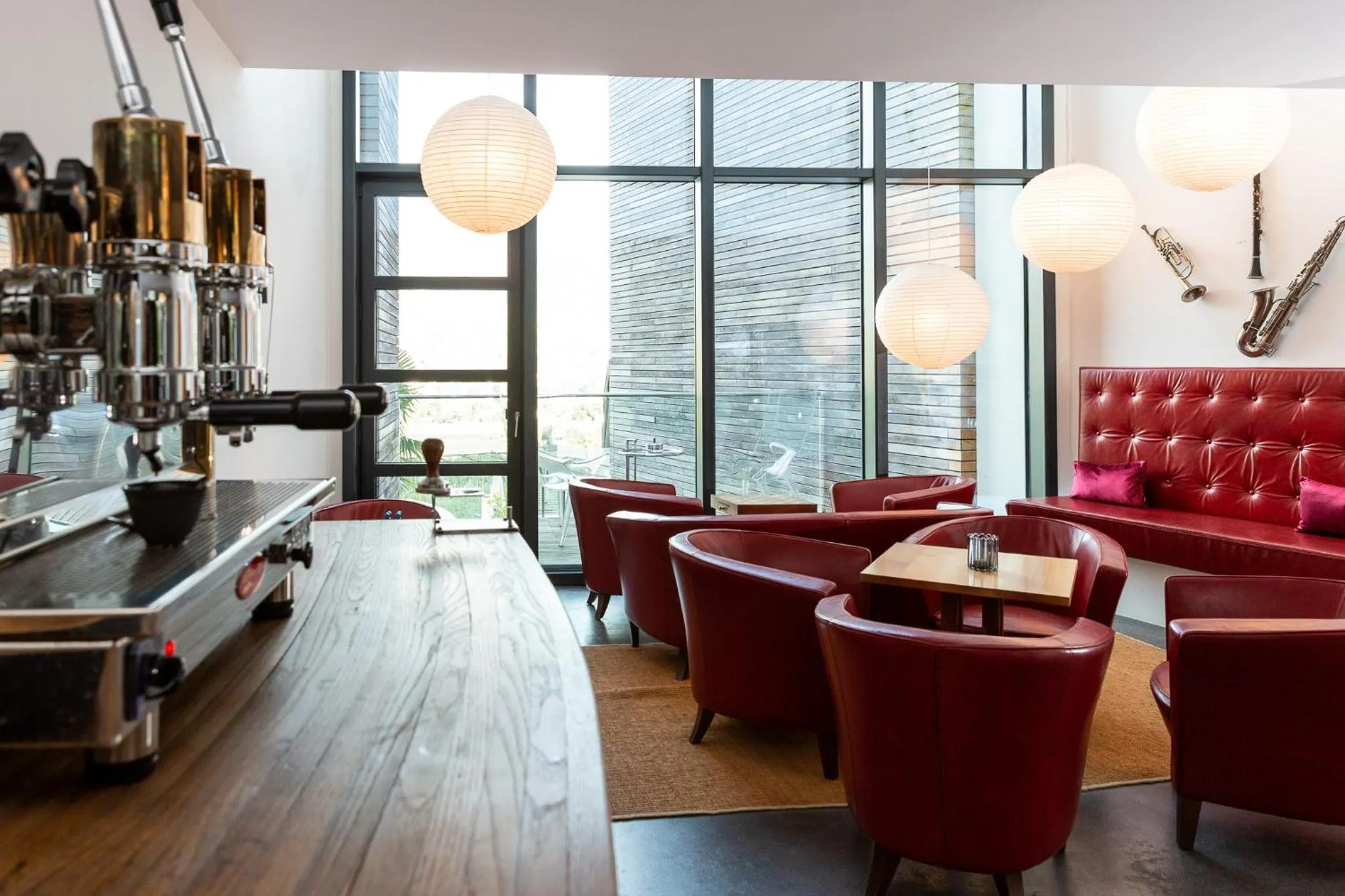 Seating area in Bio & Wellnesshotel Pazeider - Healing Garden above Meran