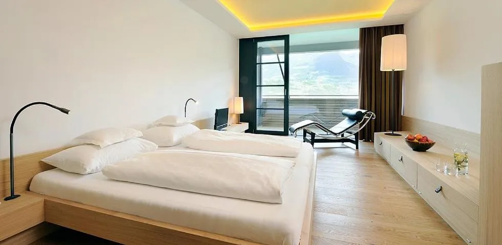 Photo of the whole room, Bed in Bio & Wellnesshotel Pazeider - Healing Garden above Meran