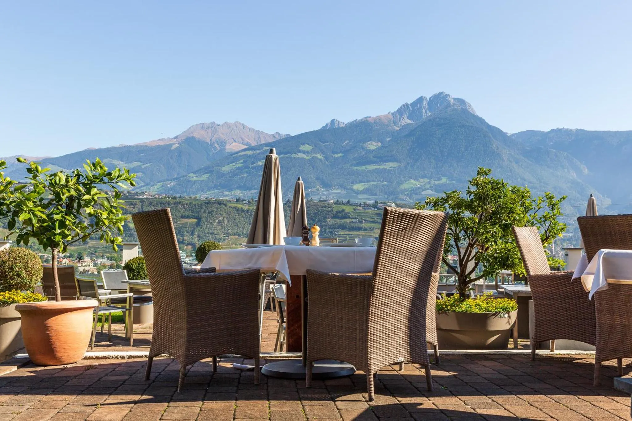 Natural landscape in Bio & Wellnesshotel Pazeider - Healing Garden above Meran