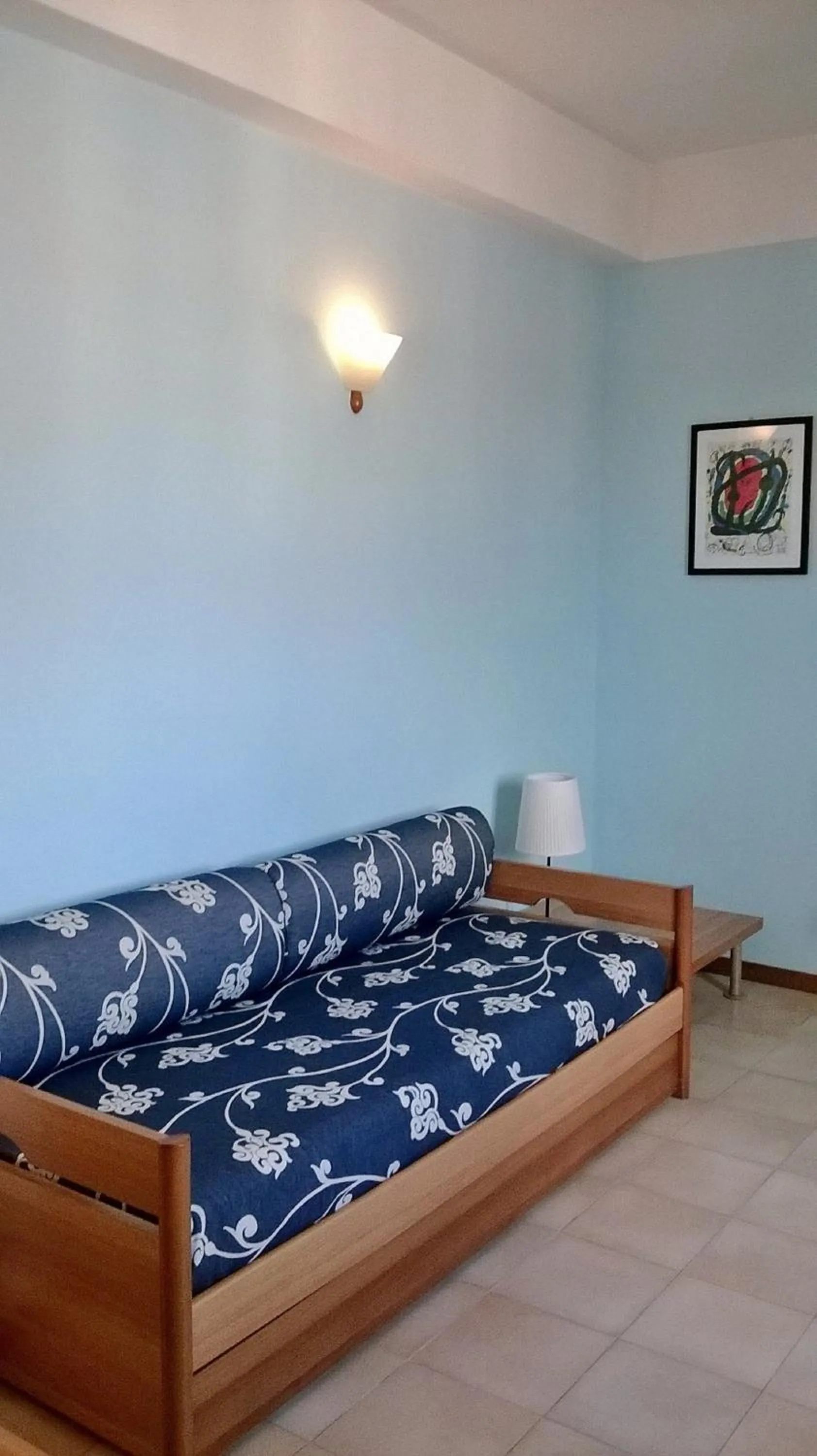 Living room, Bed in Riviera Residence