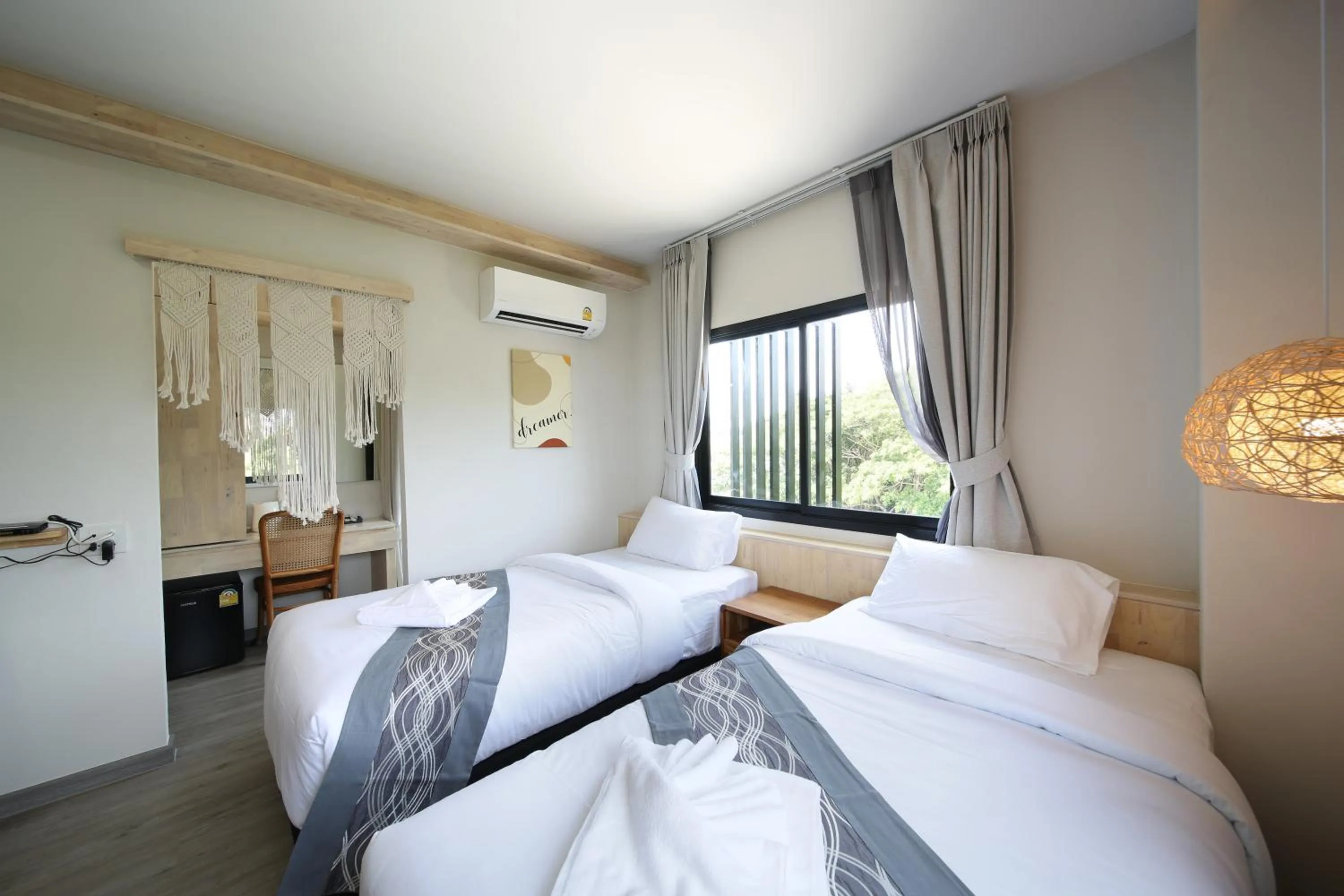 Bed in The Wood Pattani Hotel