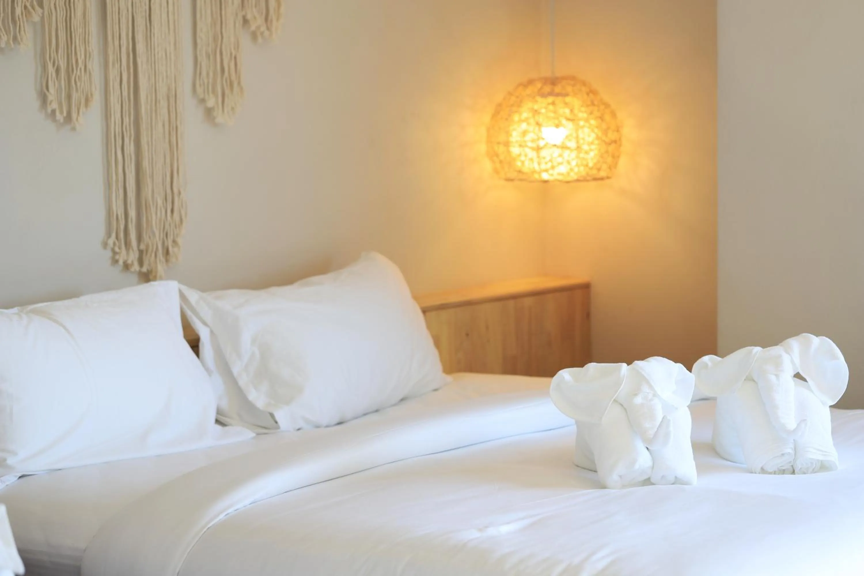 Bed in The Wood Pattani Hotel