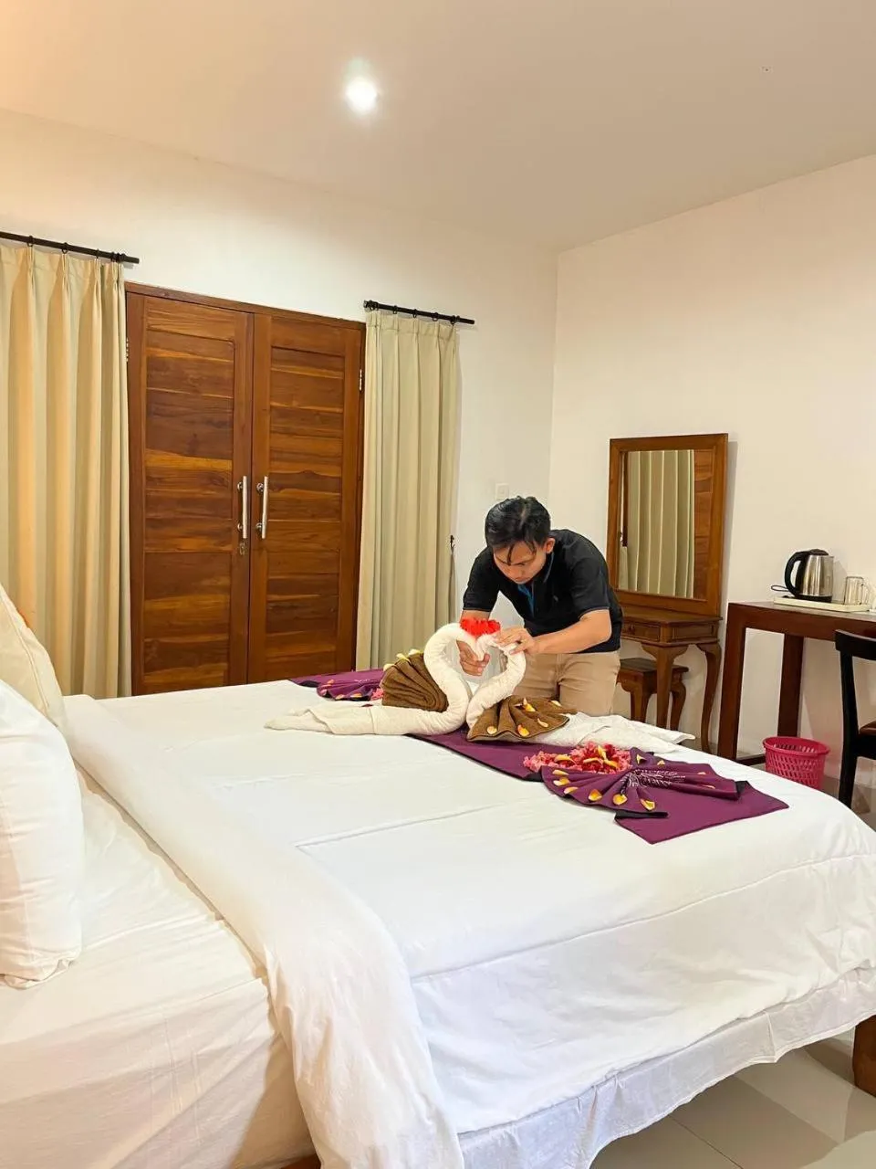 Bed in Pererenan nengah guest house canggu