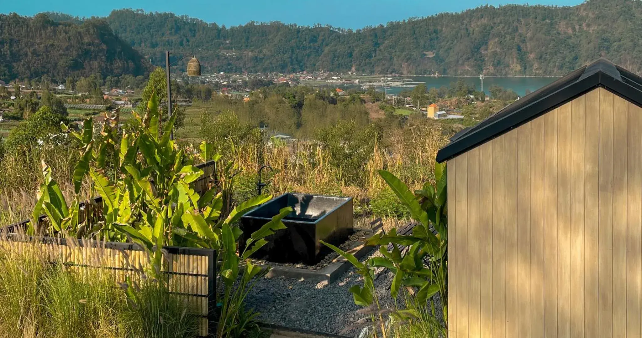 Deluxe Cabin Hot Tub in Bobocabin Kintamani, Bali Deluxe Cabin Hot Tub in Bobocabin Kintamani, Bali