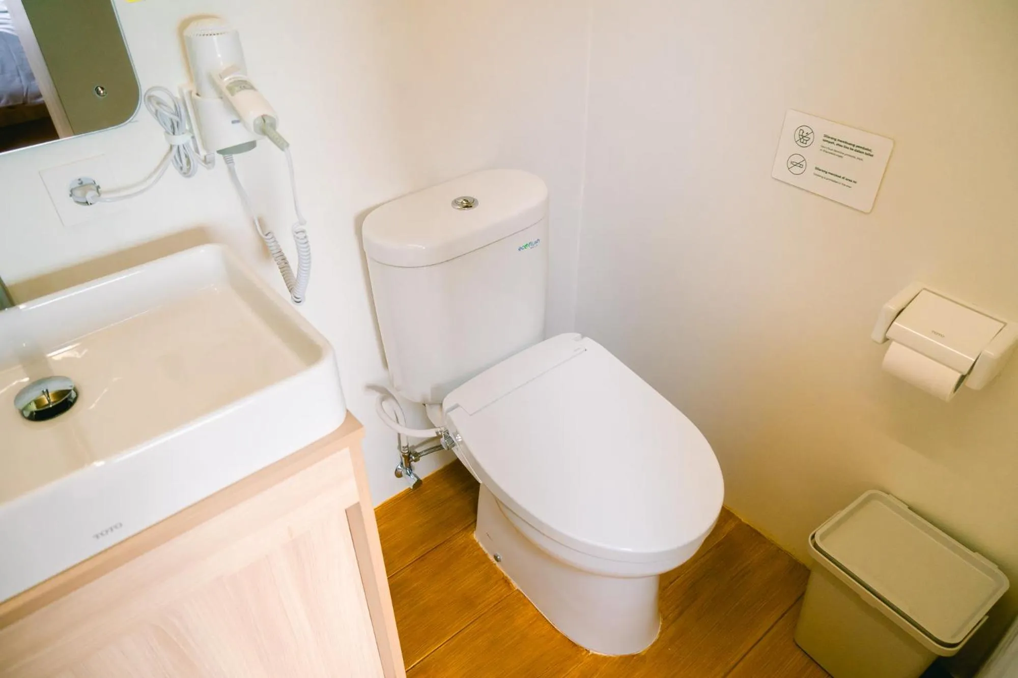 Bathroom in Bobocabin Kintamani, Bali