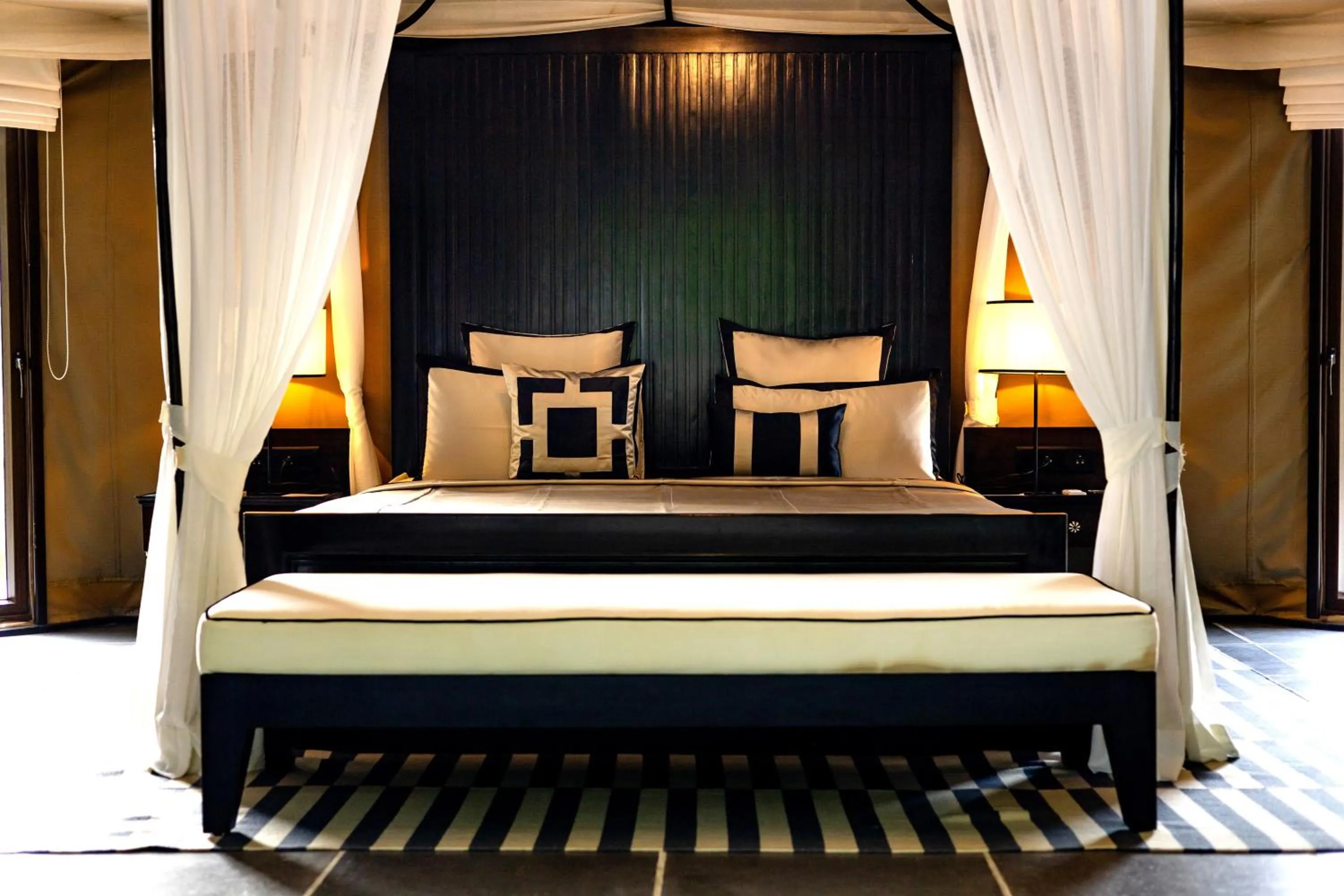 Bed in The Alampara Resort - Luxury Boutique Glamping & Water sports
