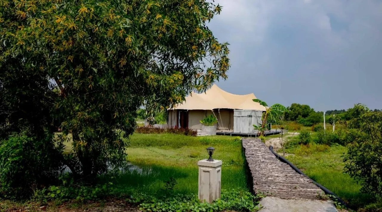Pool view in The Alampara Resort - Luxury Boutique Glamping & Water sports