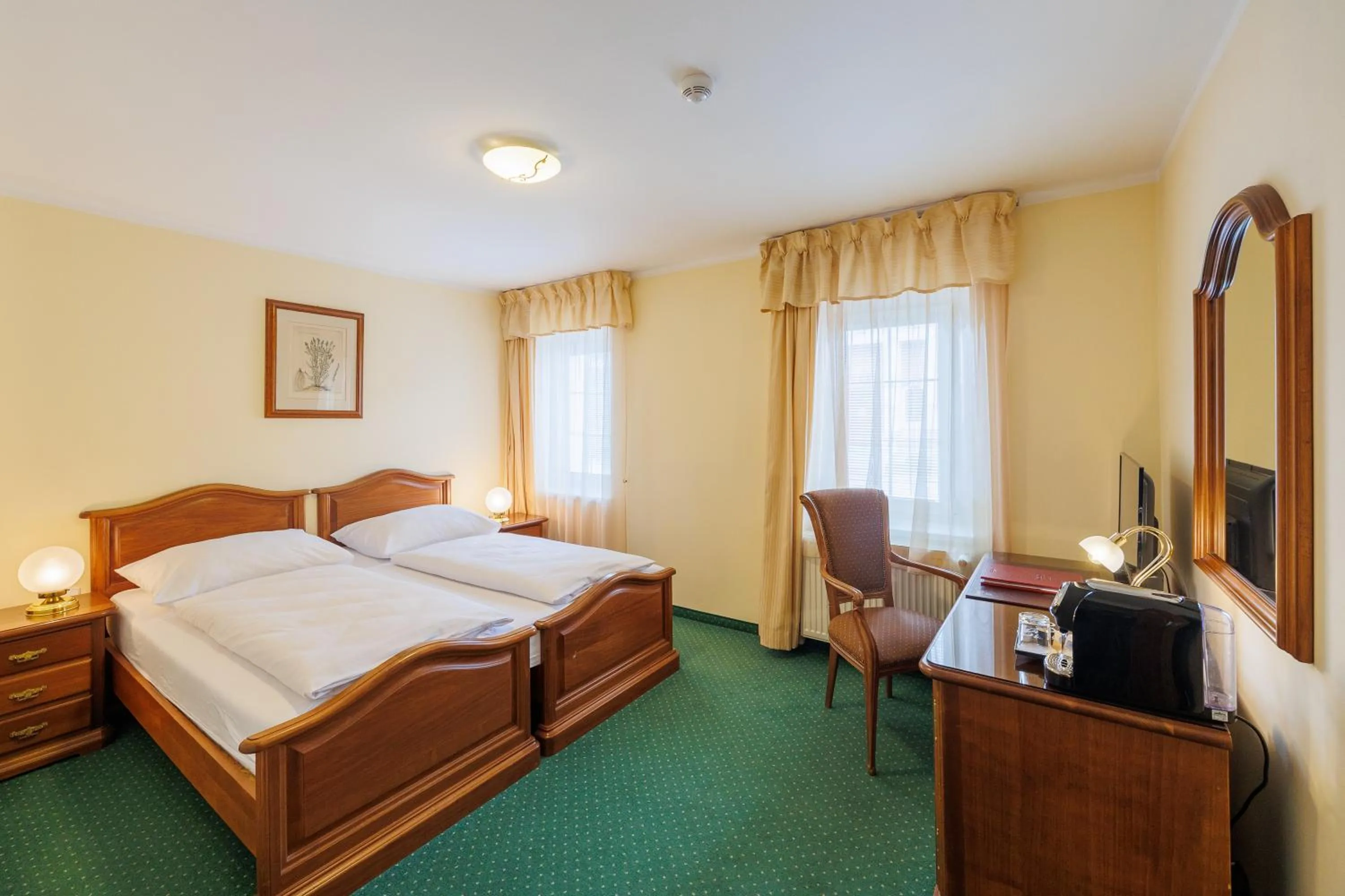 Bed in Hotel U Zámečku Cihelny