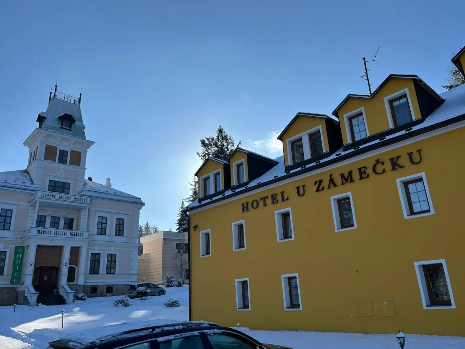 Property building in Hotel U Zámečku Cihelny