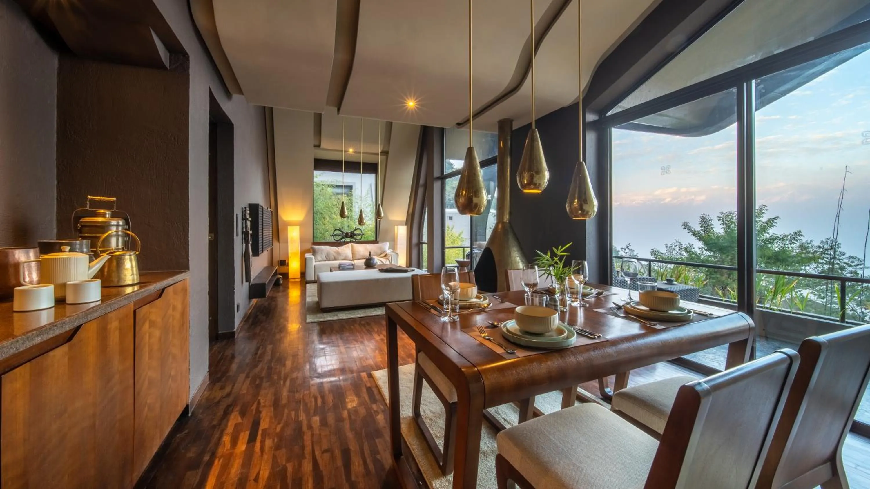 Living room in Kavya Himalayas