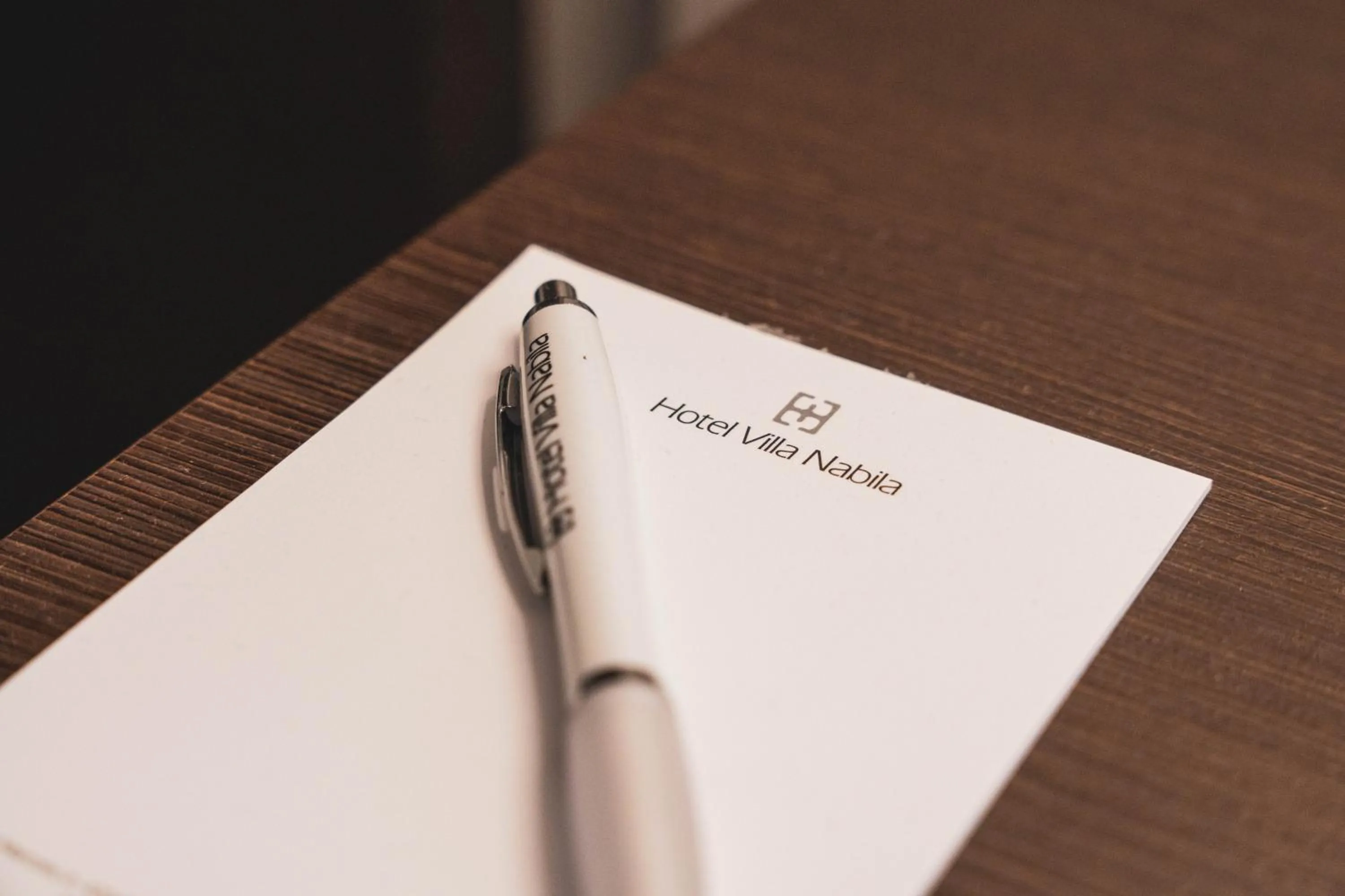 Text overlay in Hotel Villa Nabila