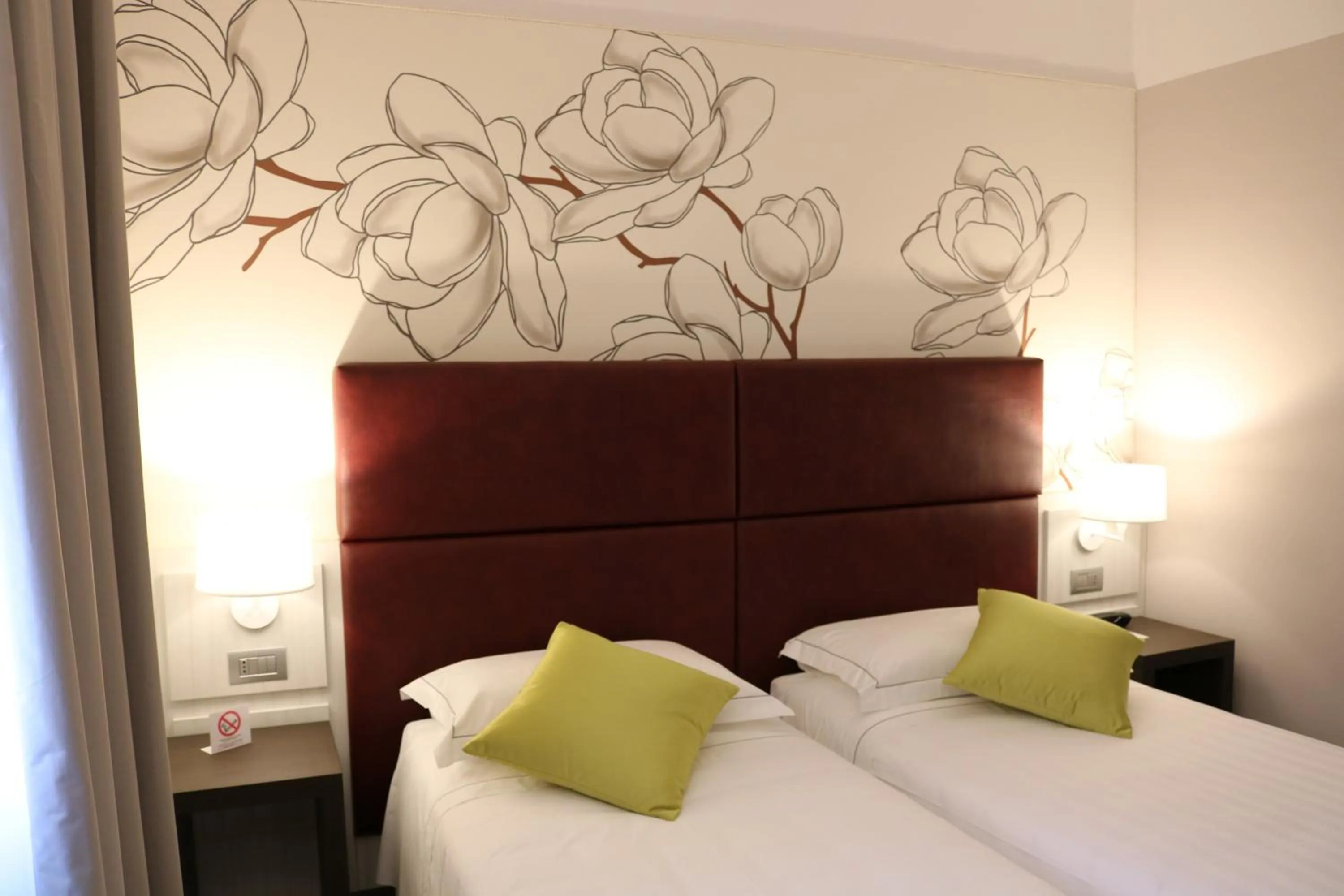 Bed in Hotel Villa Nabila