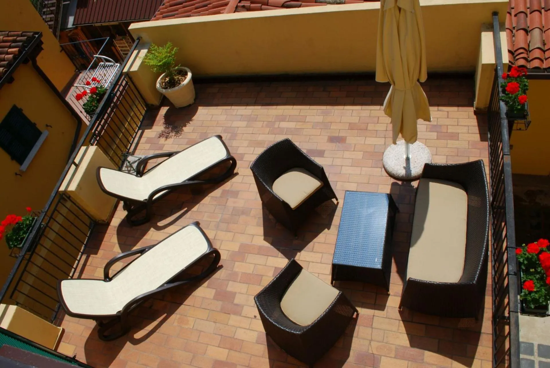 Balcony/Terrace in Hotel Eden Salò