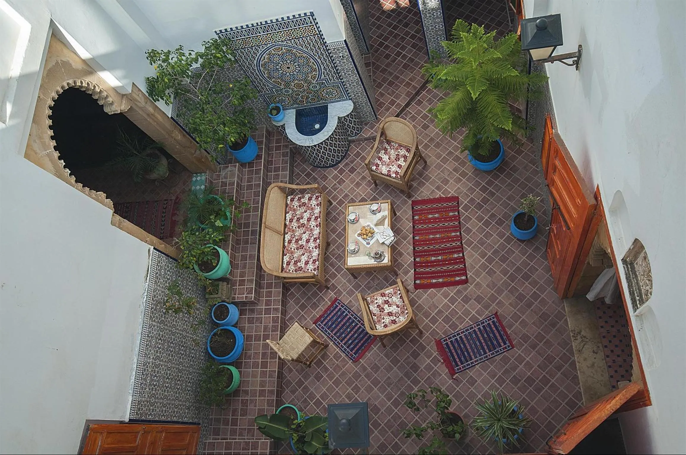 Patio in Riad Dar Jabador