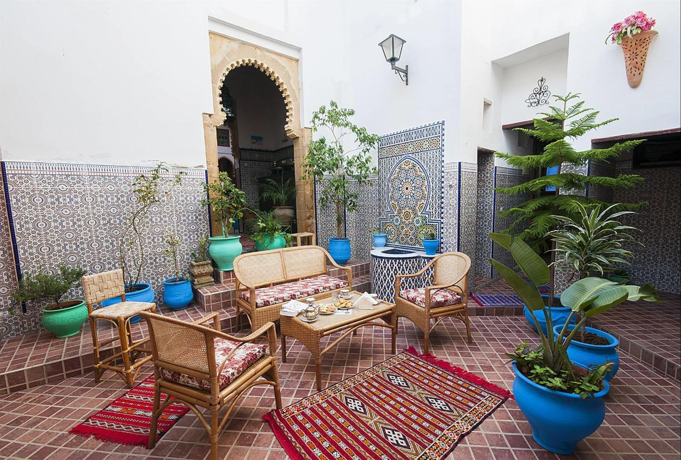 Patio in Riad Dar Jabador