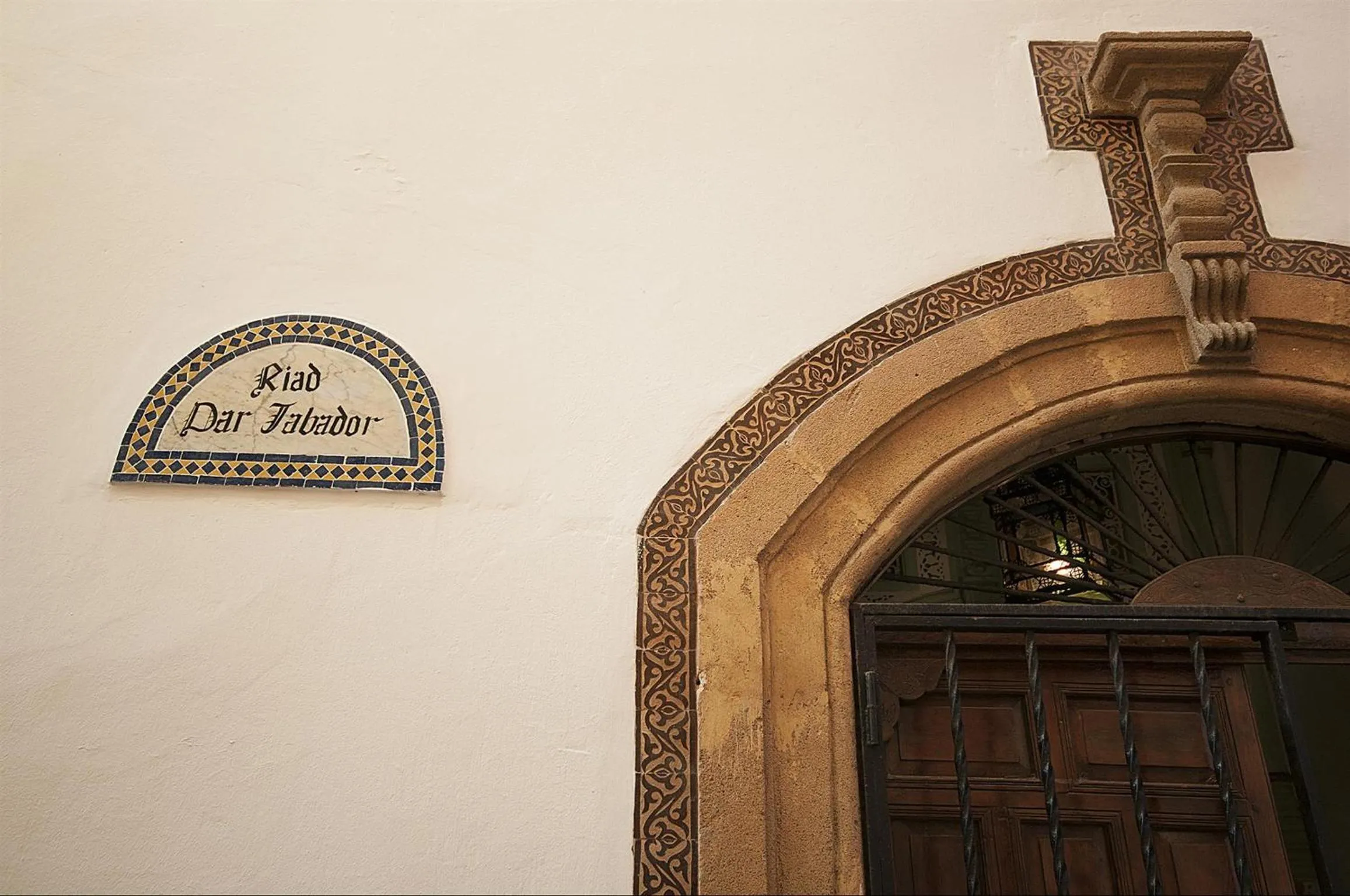 Facade/entrance in Riad Dar Jabador