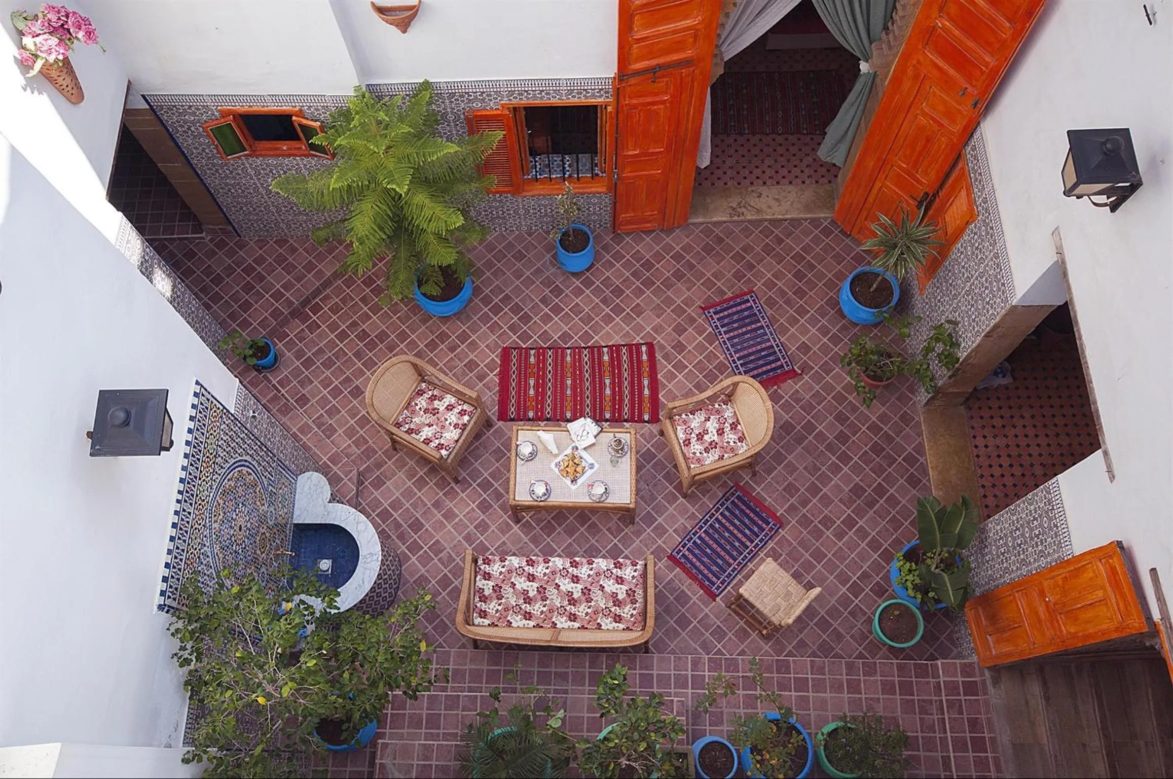Patio in Riad Dar Jabador
