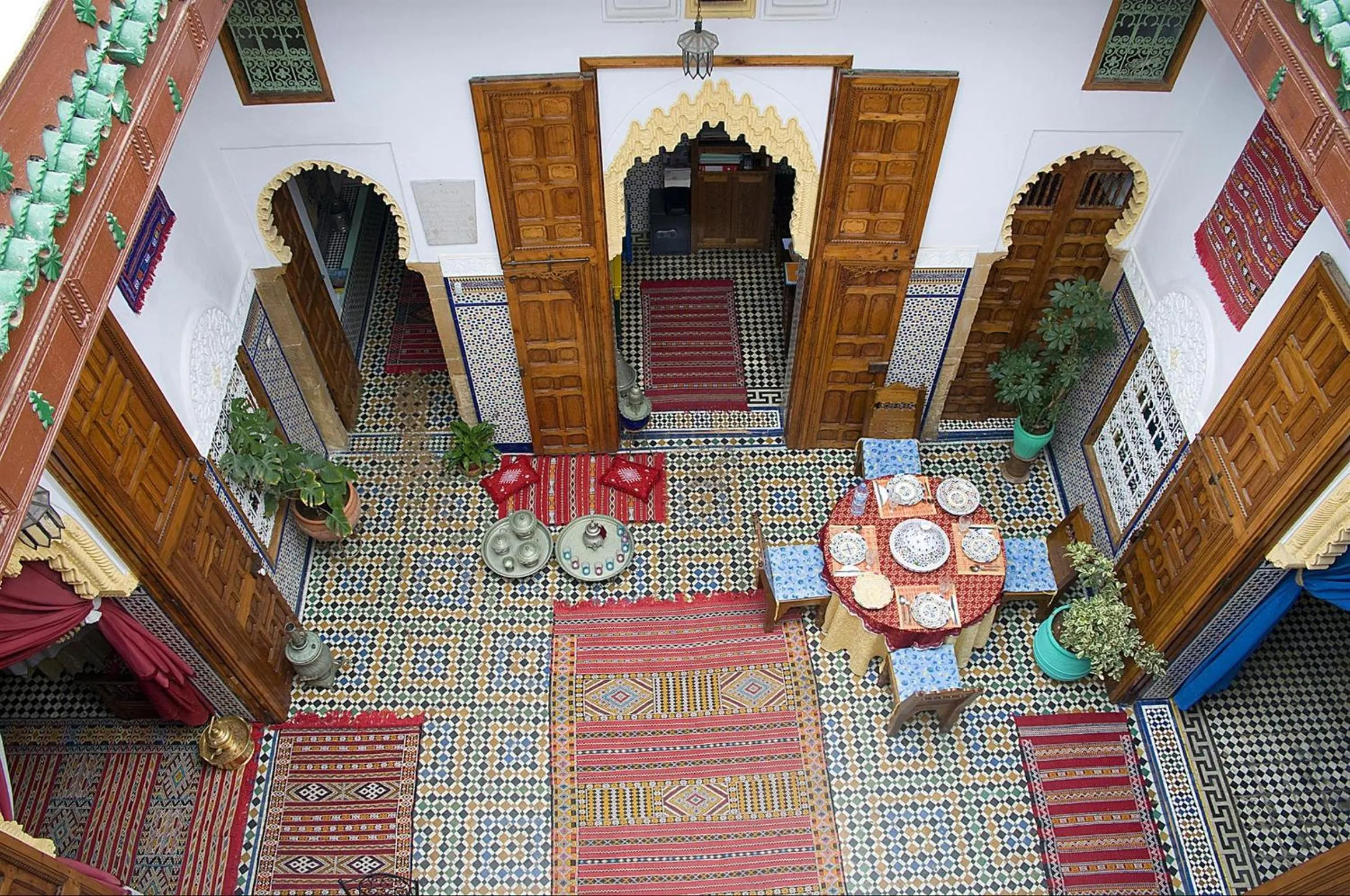 Patio in Riad Dar Jabador