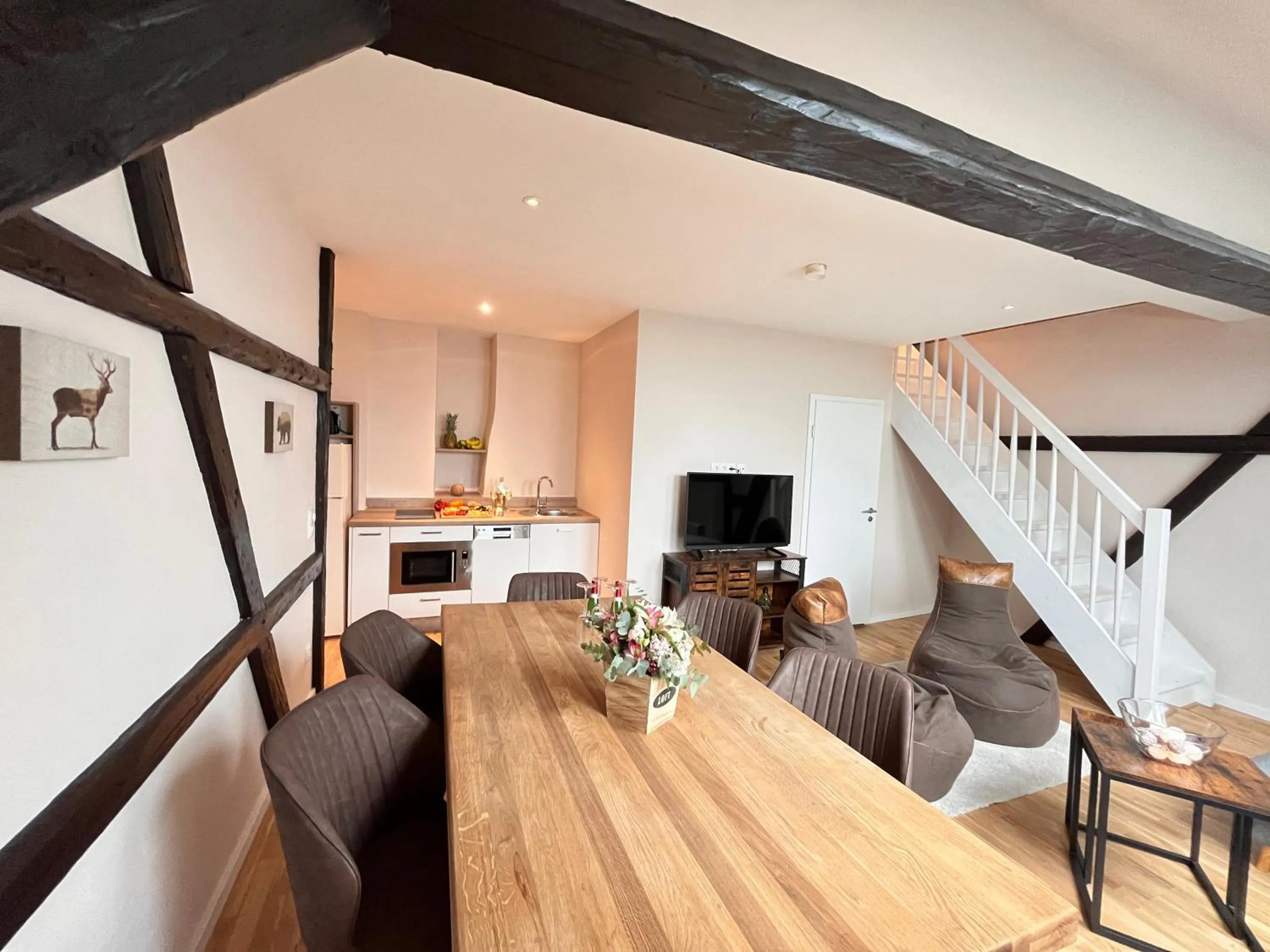 Living room in Chalet & Apart Fichtelberger Blick