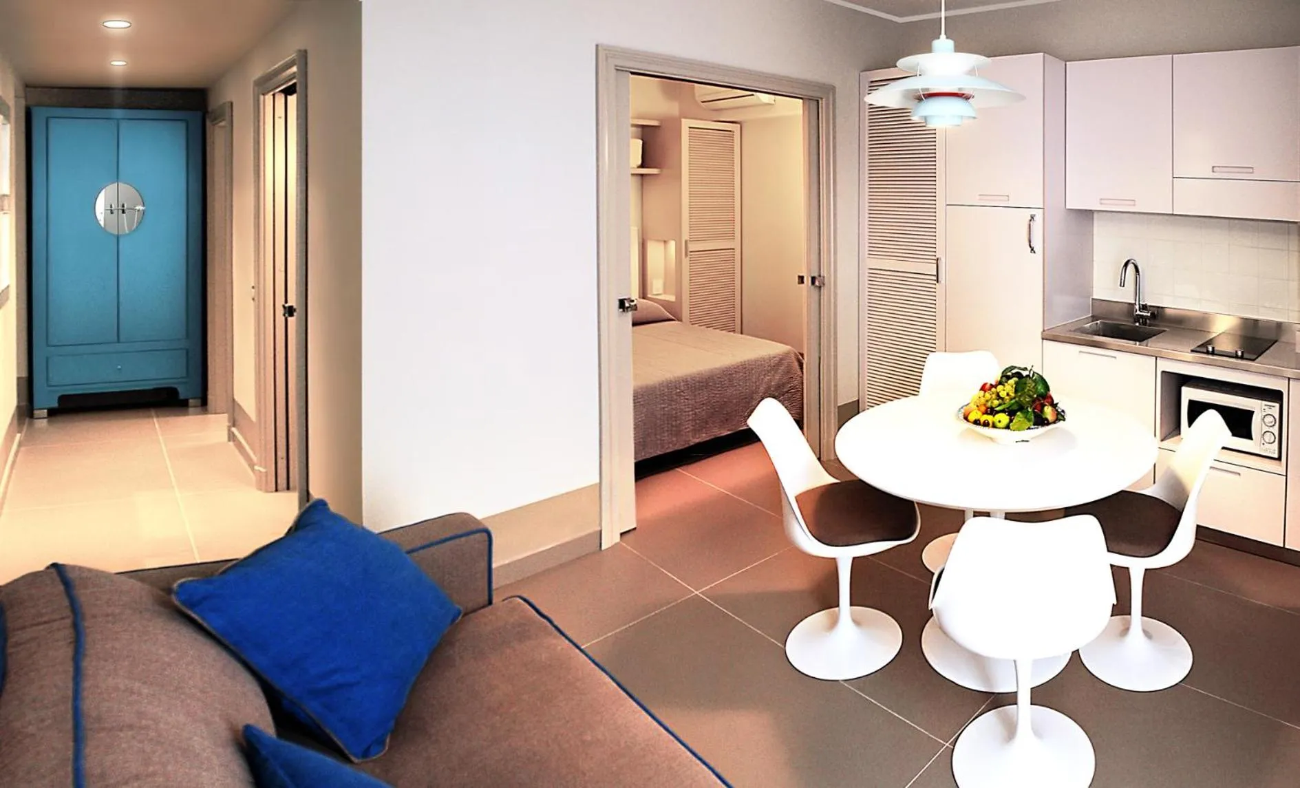 Dining area in Cala del Porto Residence